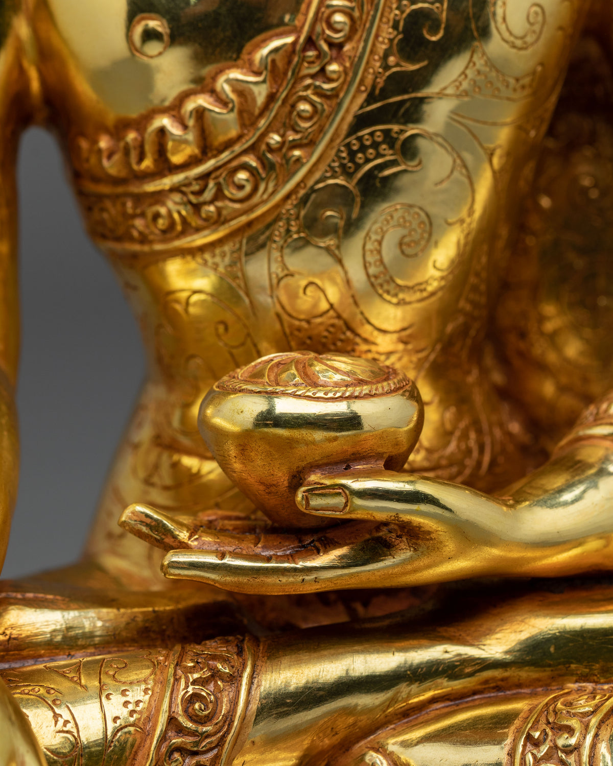 Shakyamuni Buddha Copper Statue | Hand-Carved Buddhist Figurine
