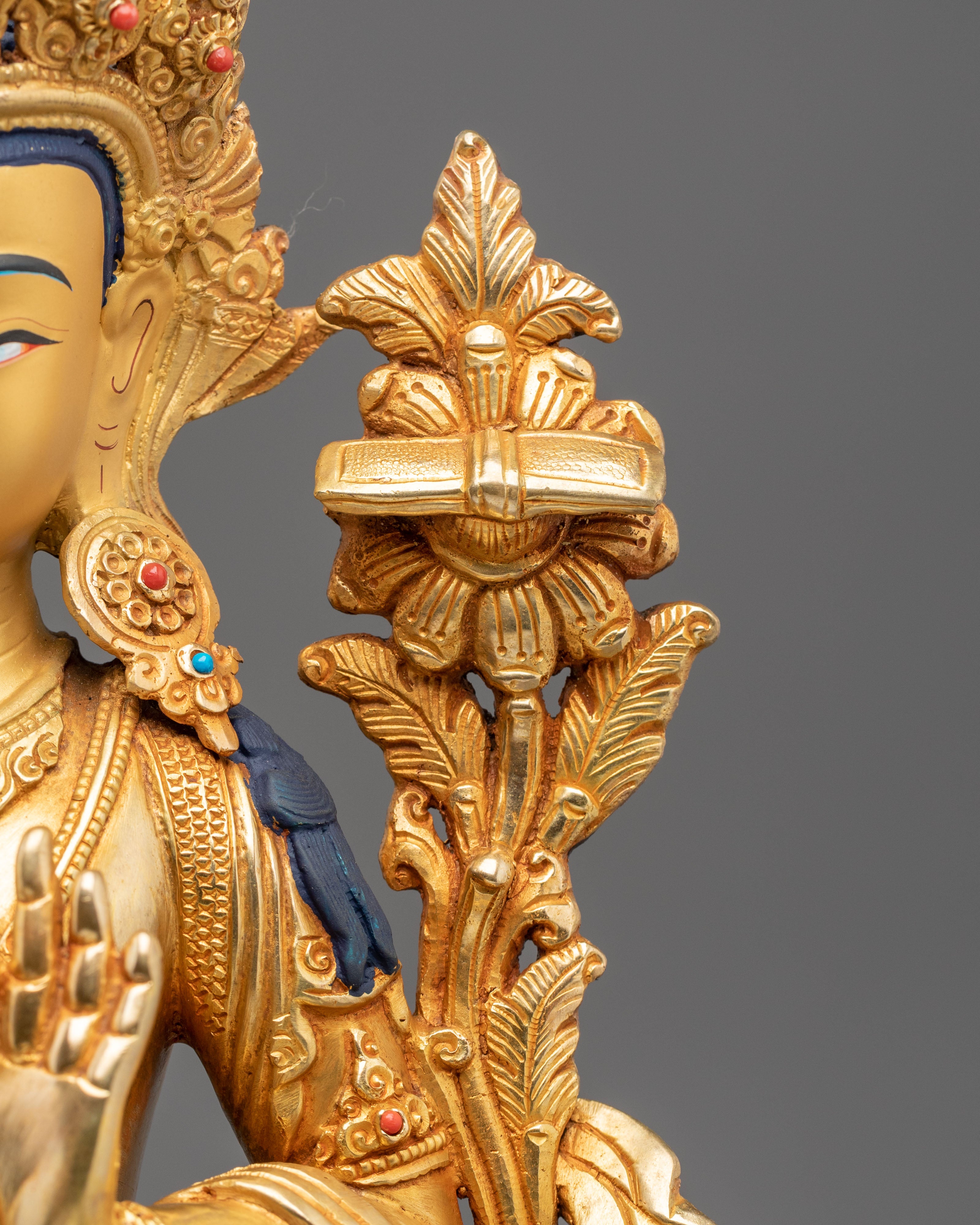Manjughoṣa Statue of Wisdom | Made in Nepal