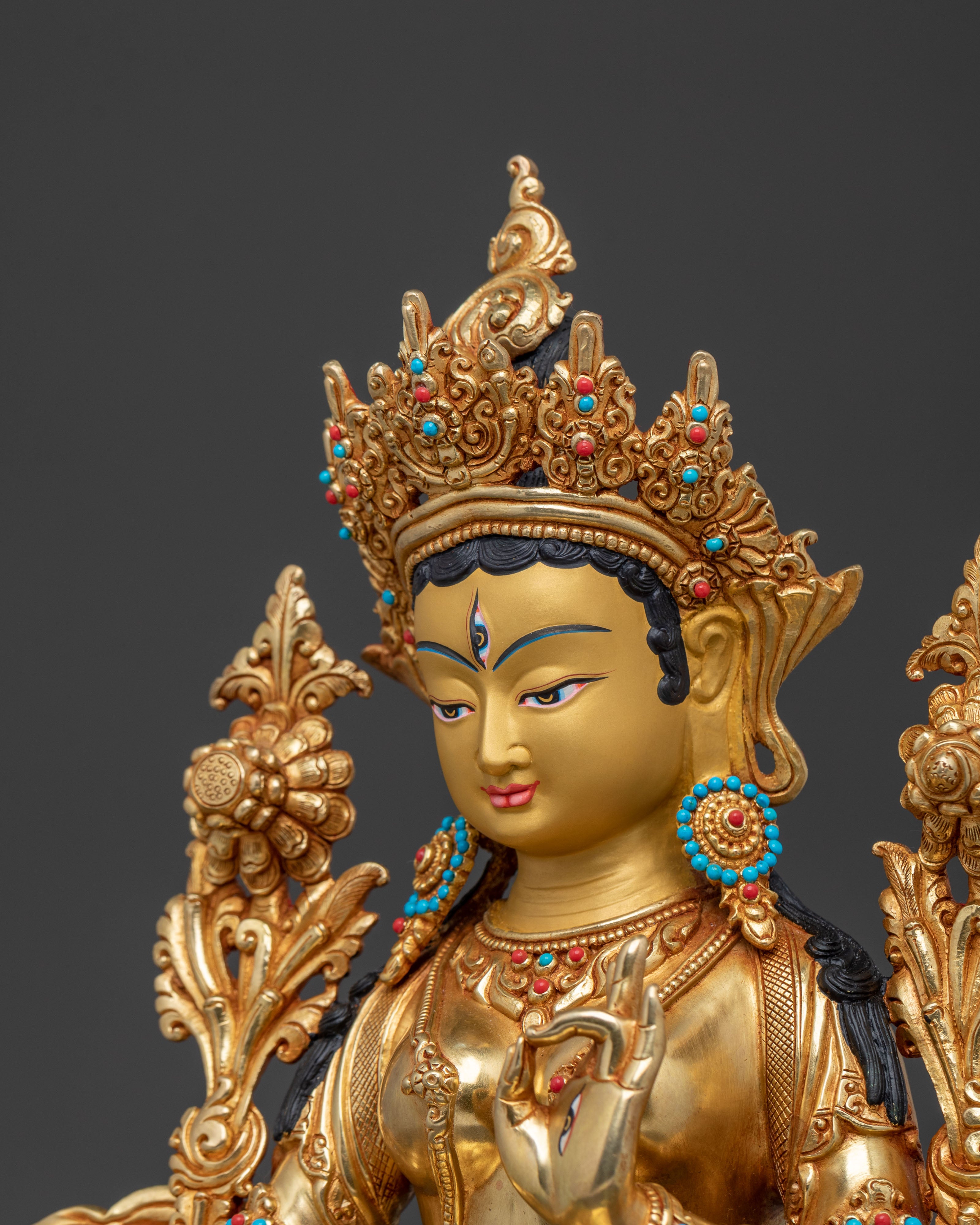 White Tara Pure Compassion Statue | Goddess of Healing and Long Life