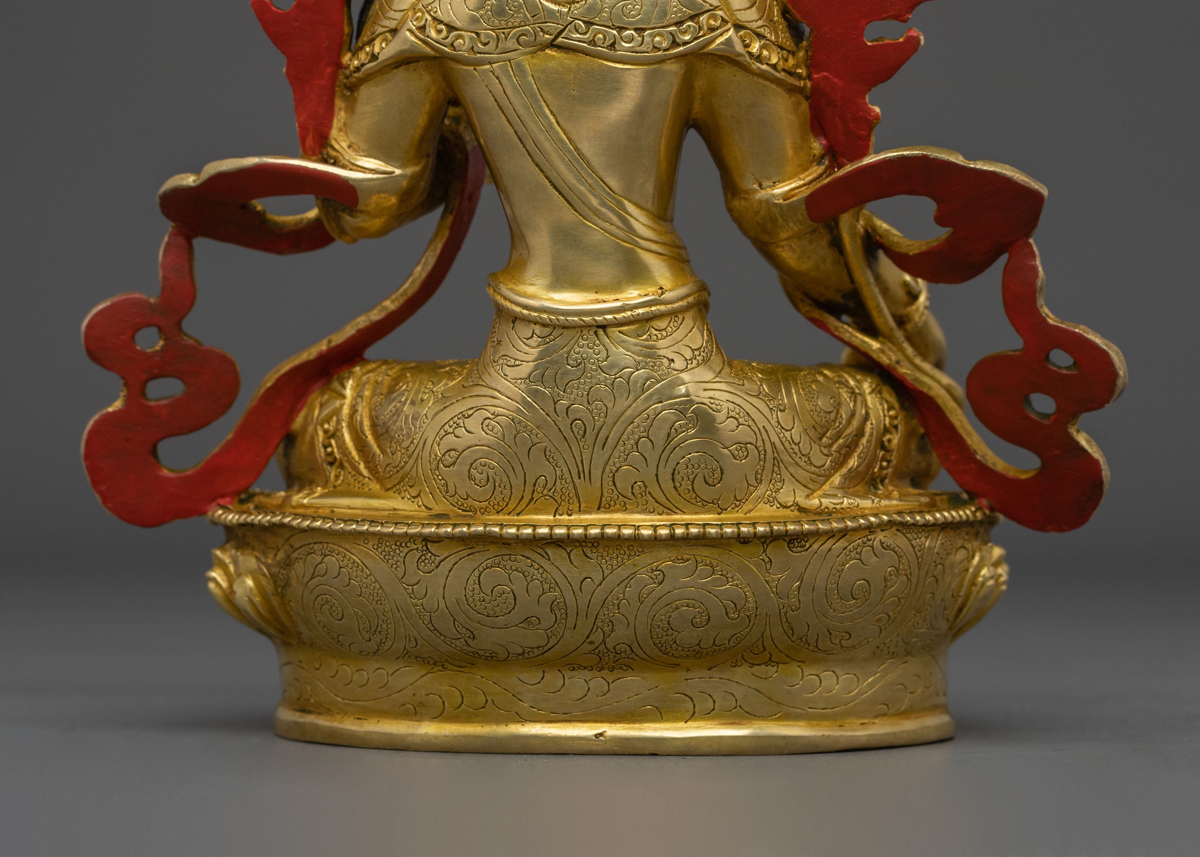 Handcrafted Green Tara Statue | Compassionate Mother