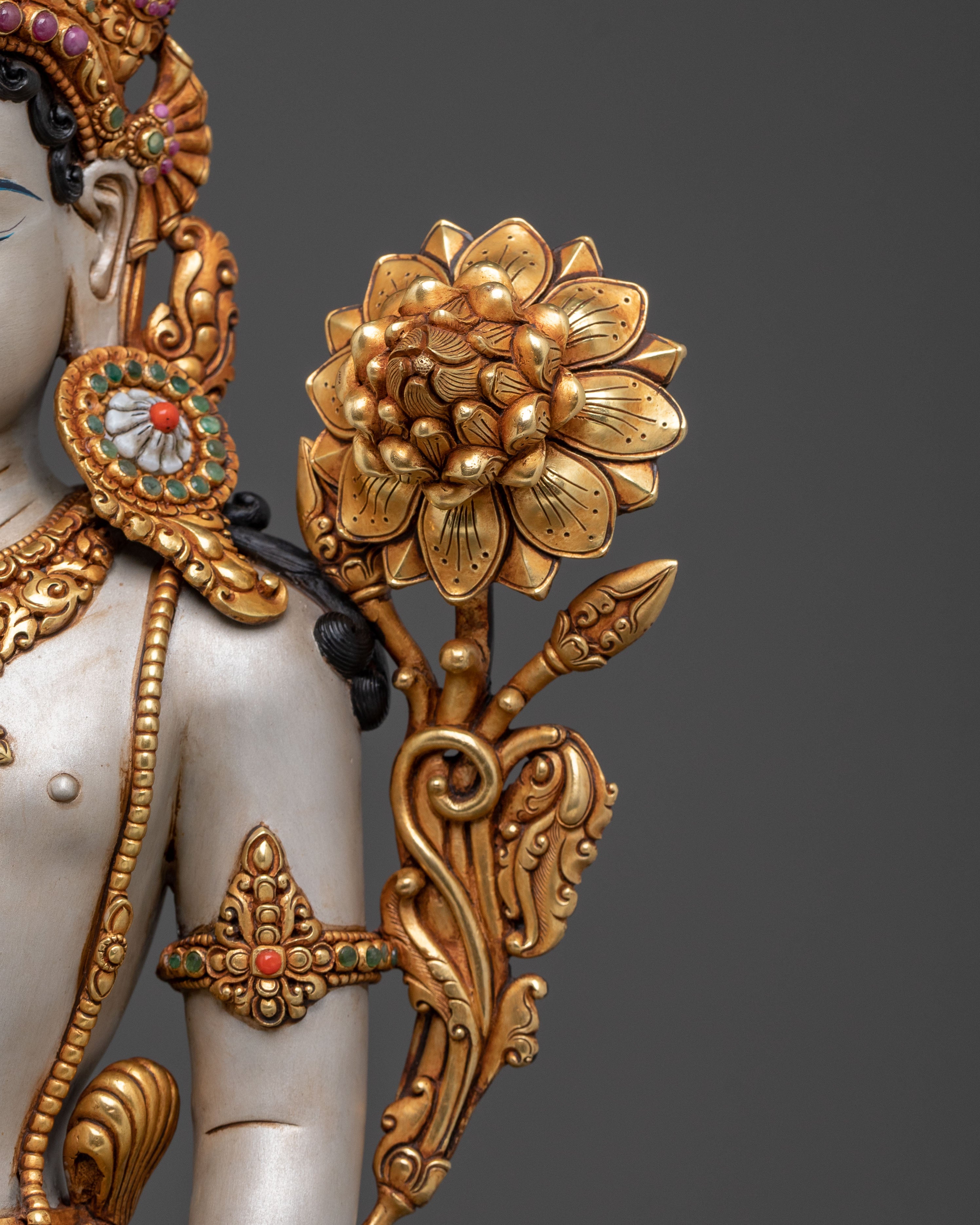 Lokeshwor Bodhisattva Sculpture | Meditation Altar Decor