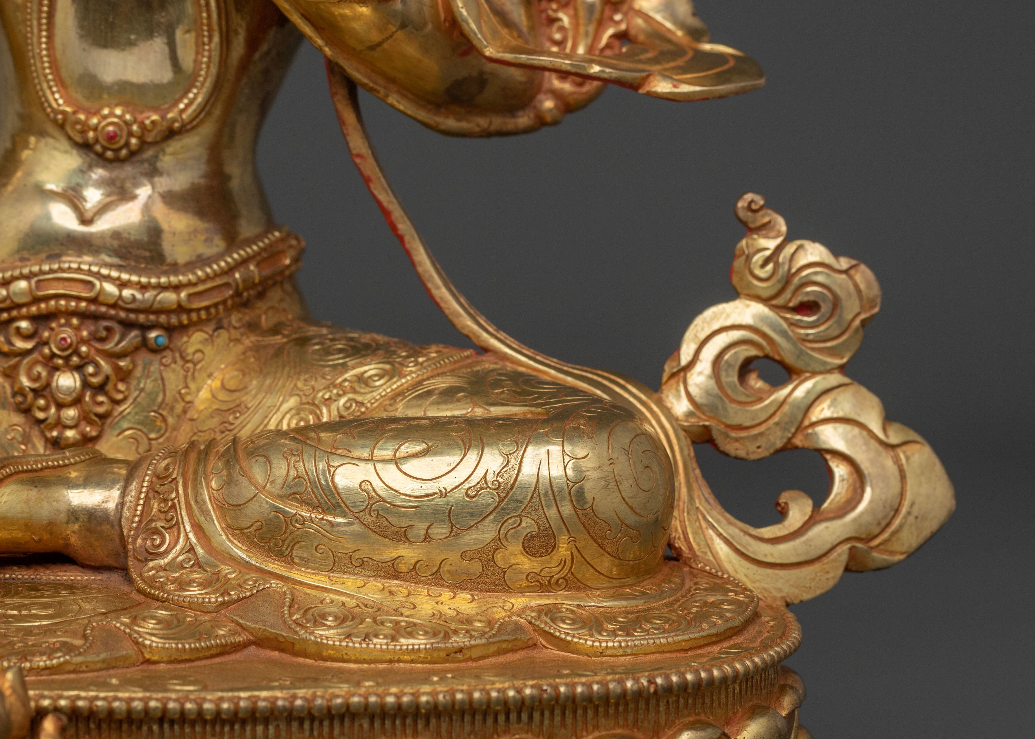 Green Tara Ritual Statue | | Handcrafted Buddhist Goddess Sculpture