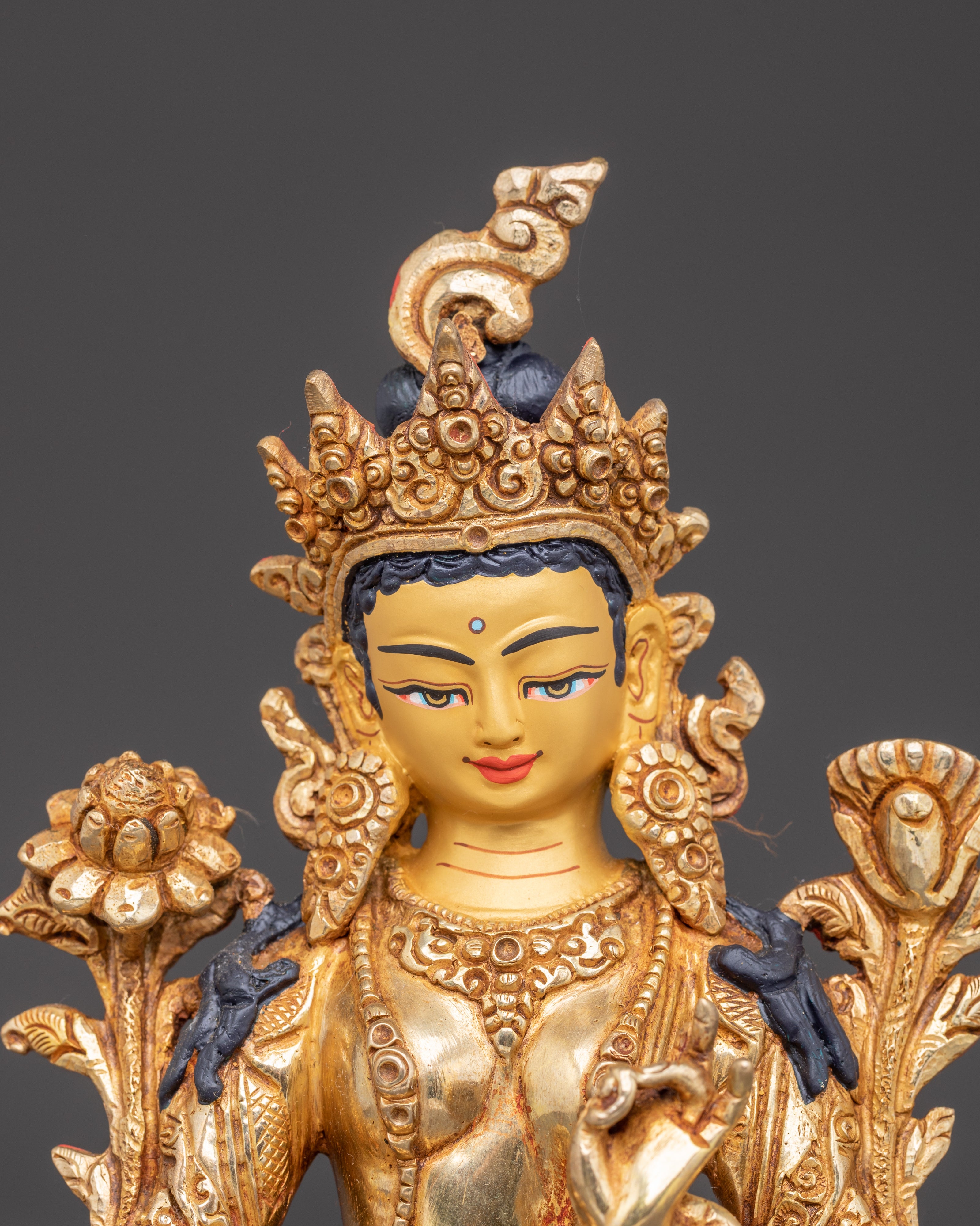 Mother Green Tara Radiant Statue | Compassionate Goddess