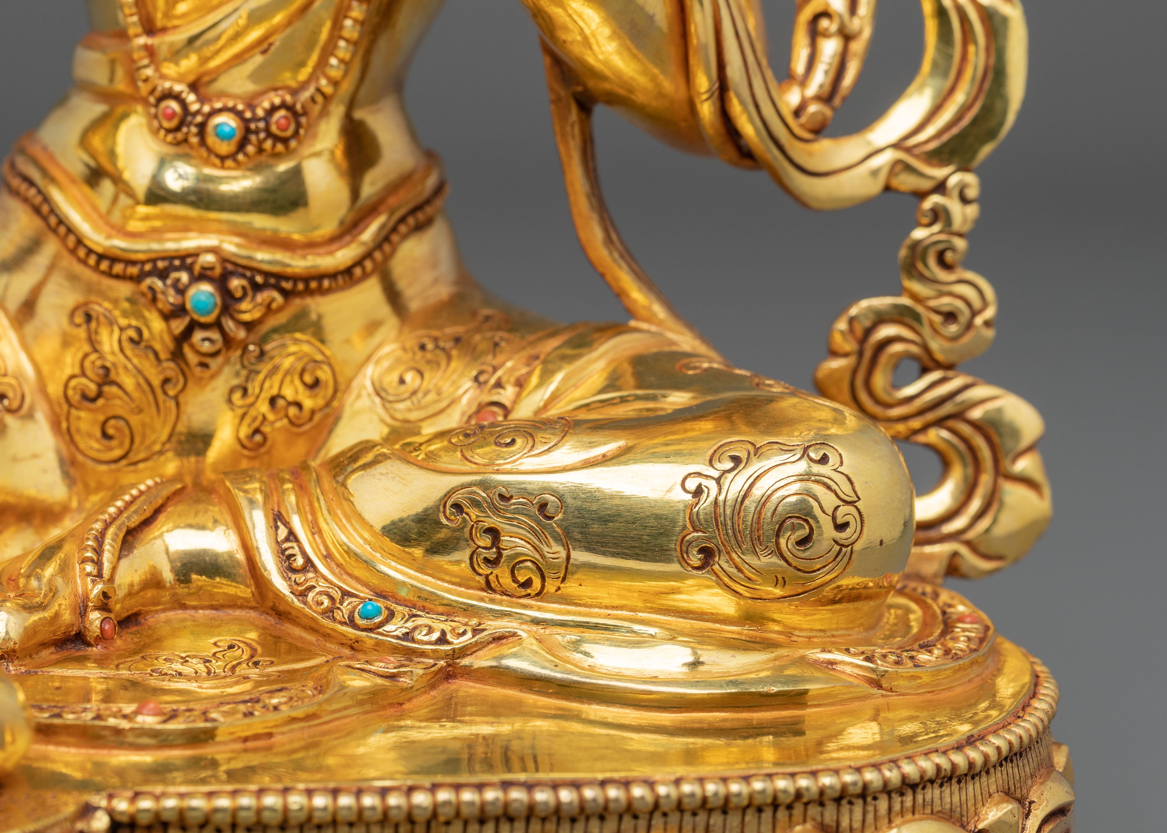 Green Tara Statue | Handcrafted Tibetan Figurine