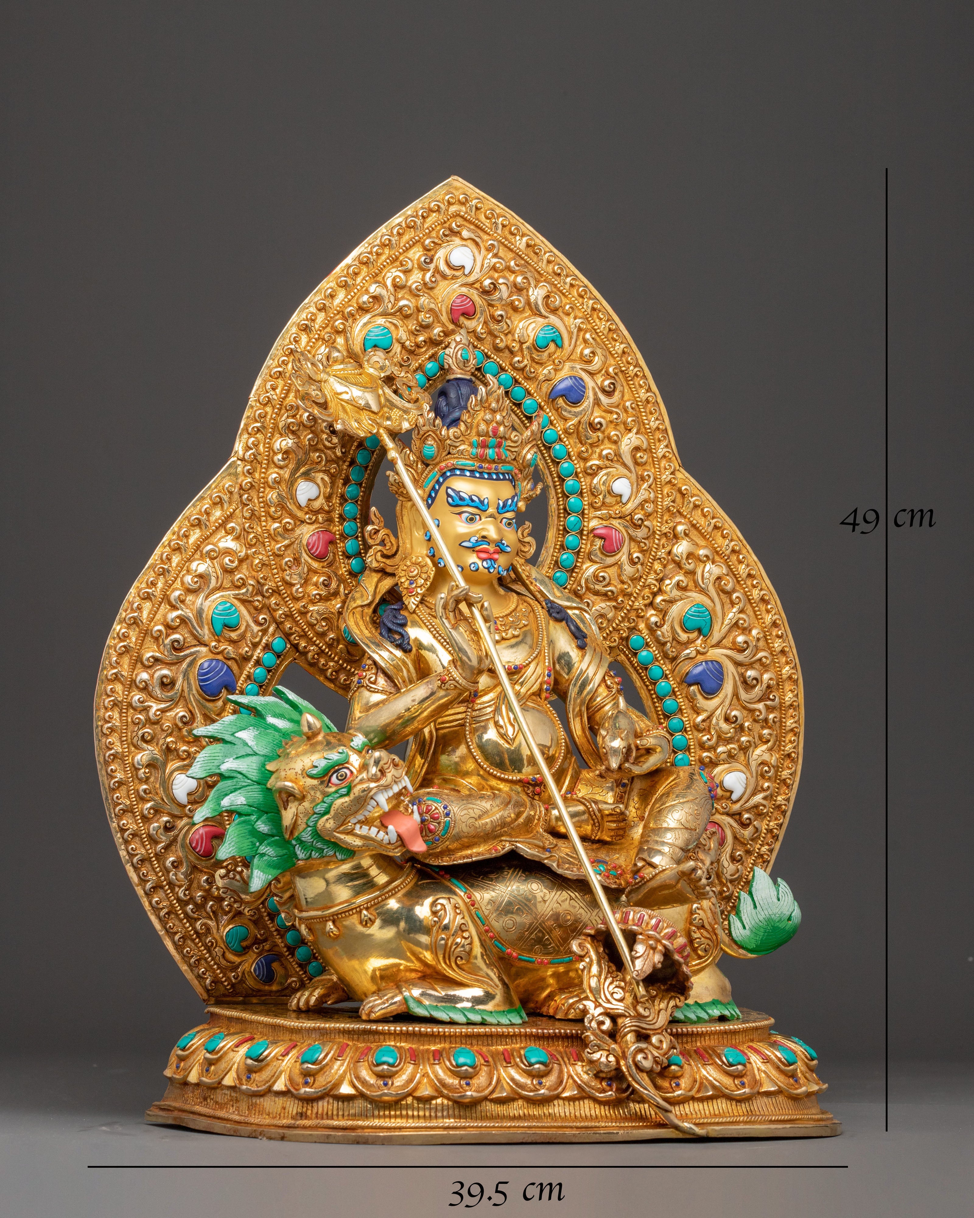 Radiant Namtoshe Statue: Divine Protector of the Dharma