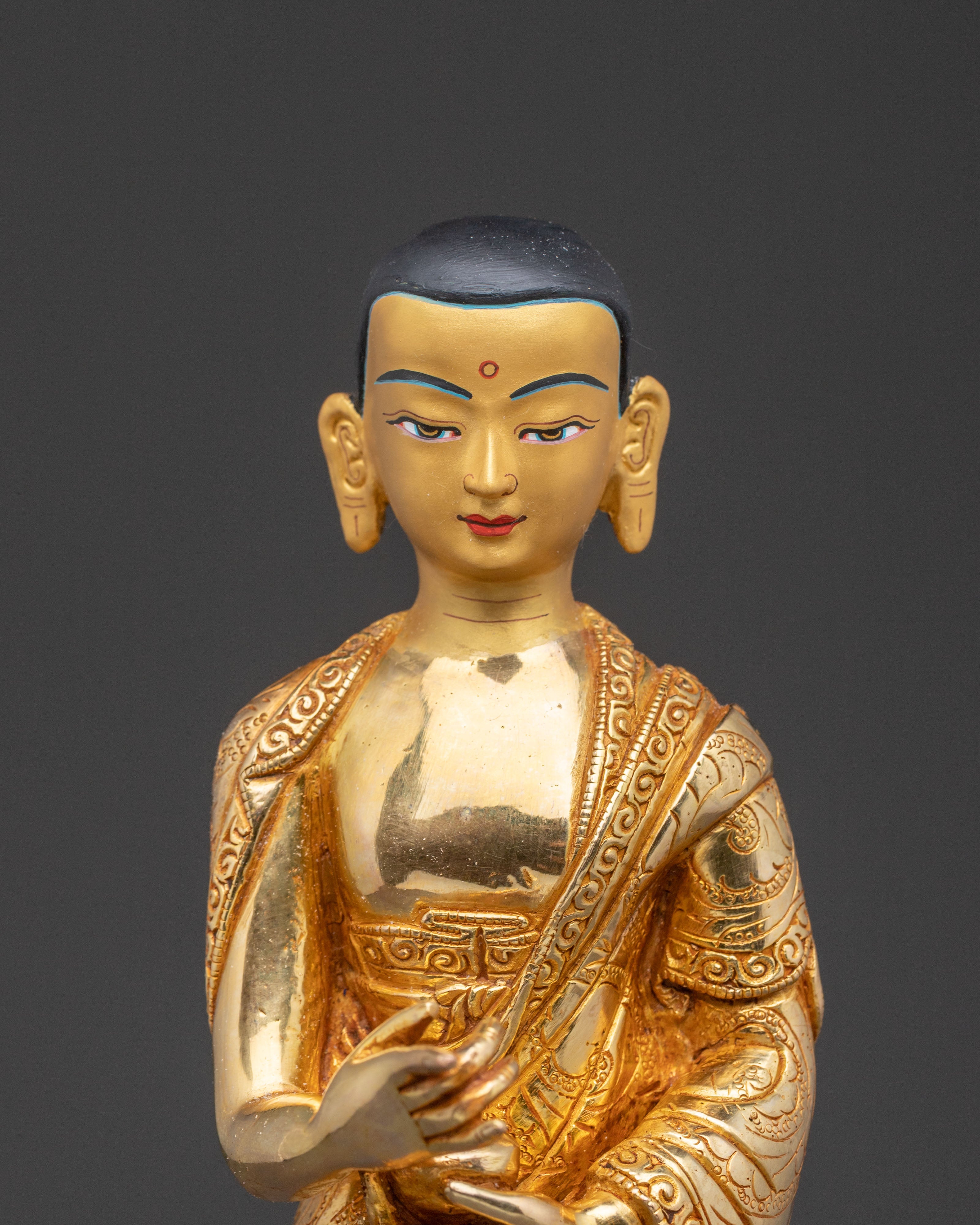 Disciples of Shakyamuni Buddha – Nepali Copper Statues