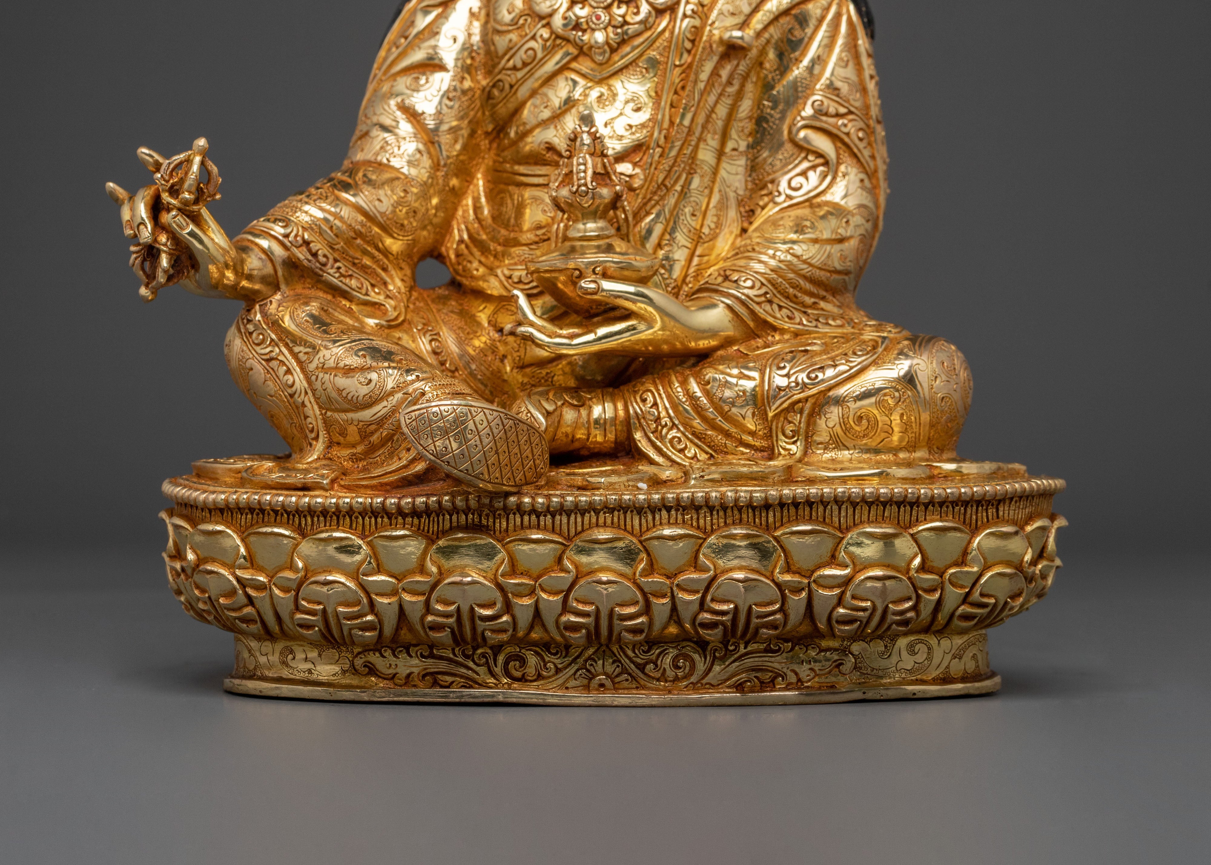 Handmade Sculpture of Guru Rinpoche | Symbol of Enlightened
