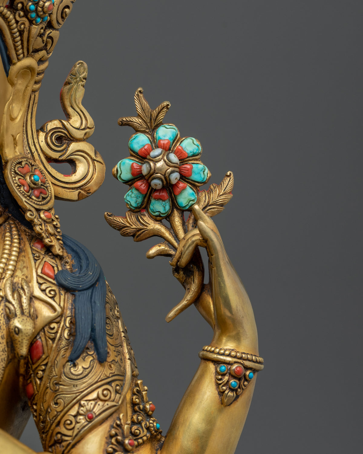 henrezig Statue with 24K Gold Coating