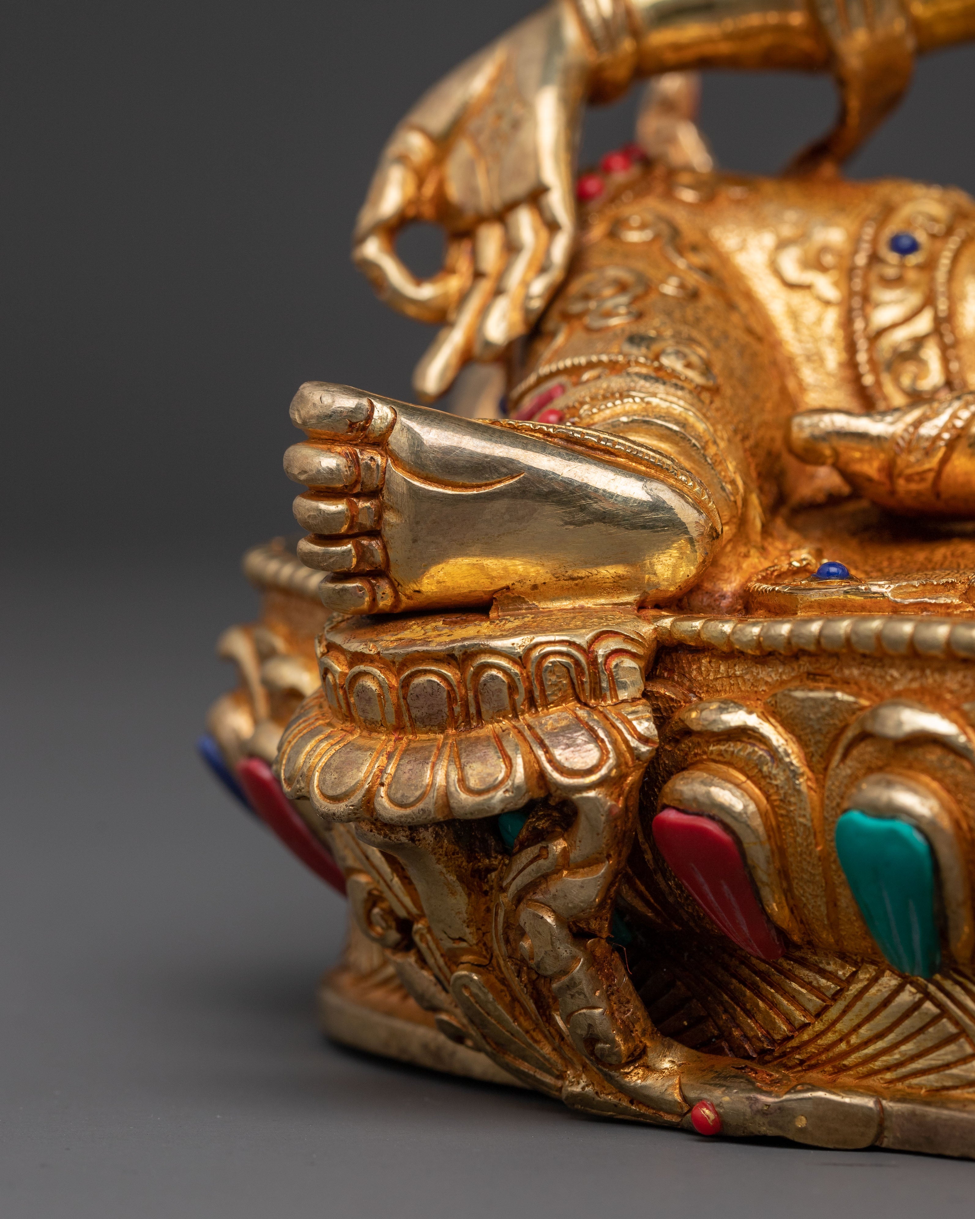 Serene Statue of Mother Green Tara | Tibetan Buddhist Goddess