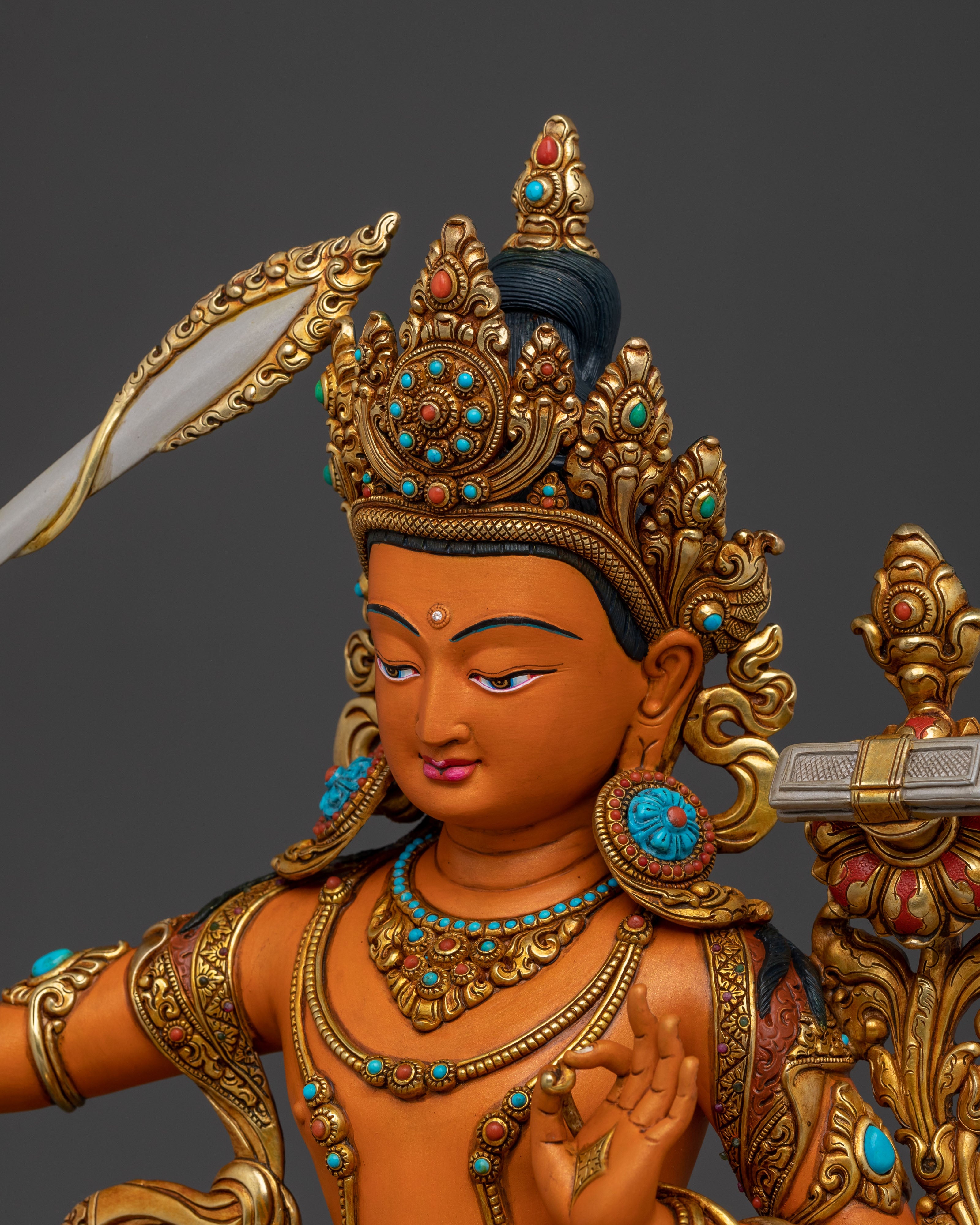 Spiritual Manjushri Divine Statue | Home Decor
