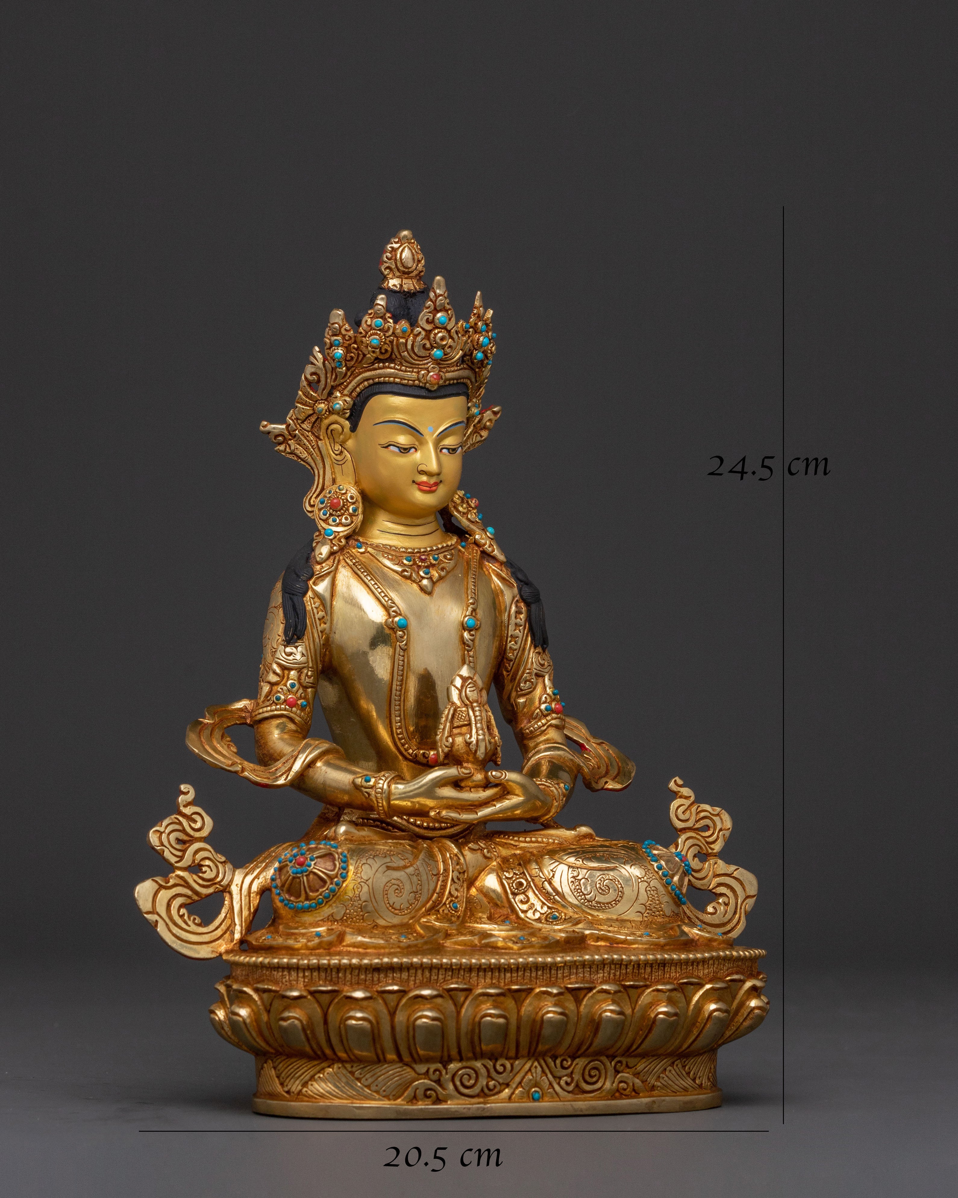 Radiant Amitayus Blessing Statue | Spiritual Altars