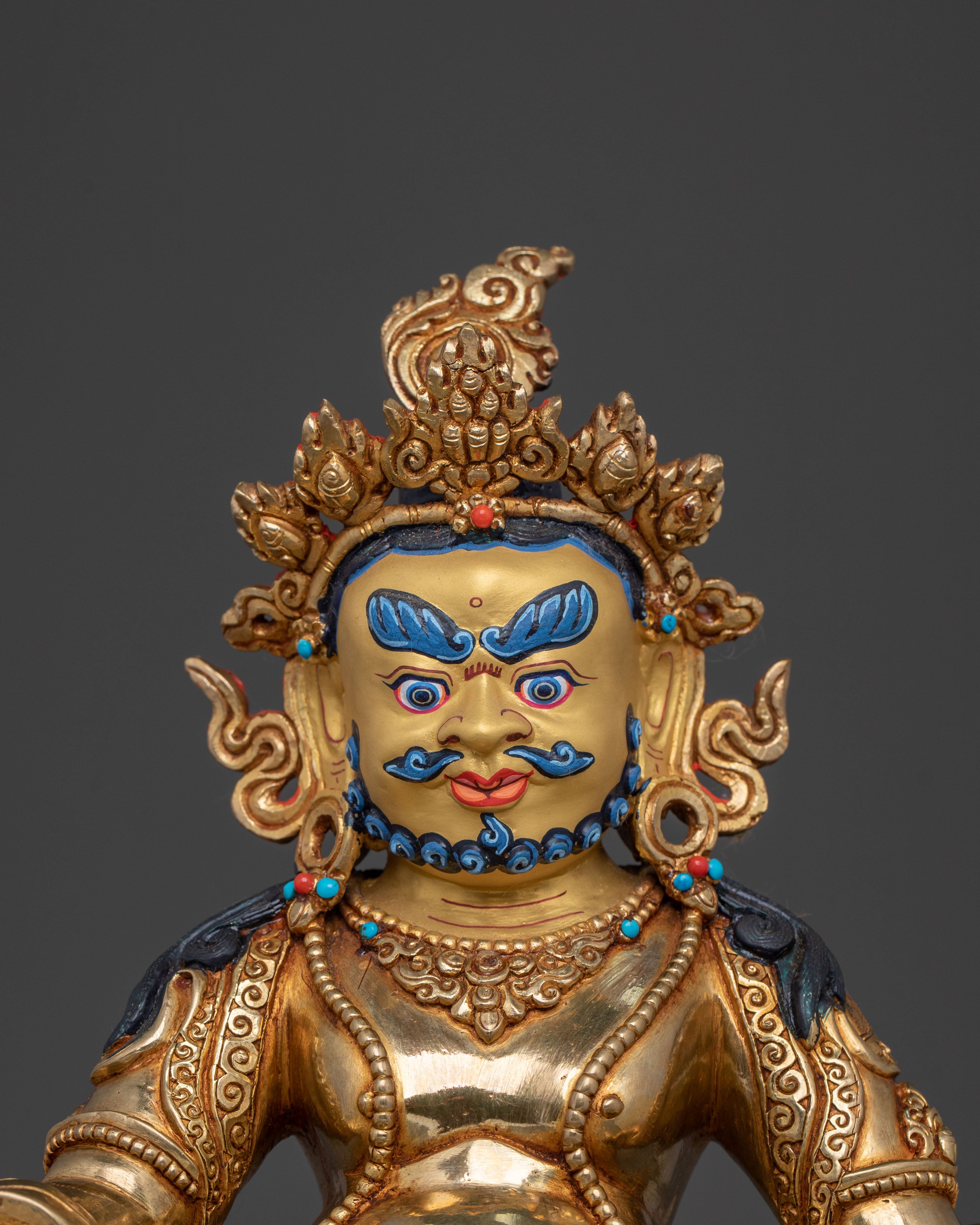 Dzambhala Handcrafted Figurine: Wealth Deity of Prosperity