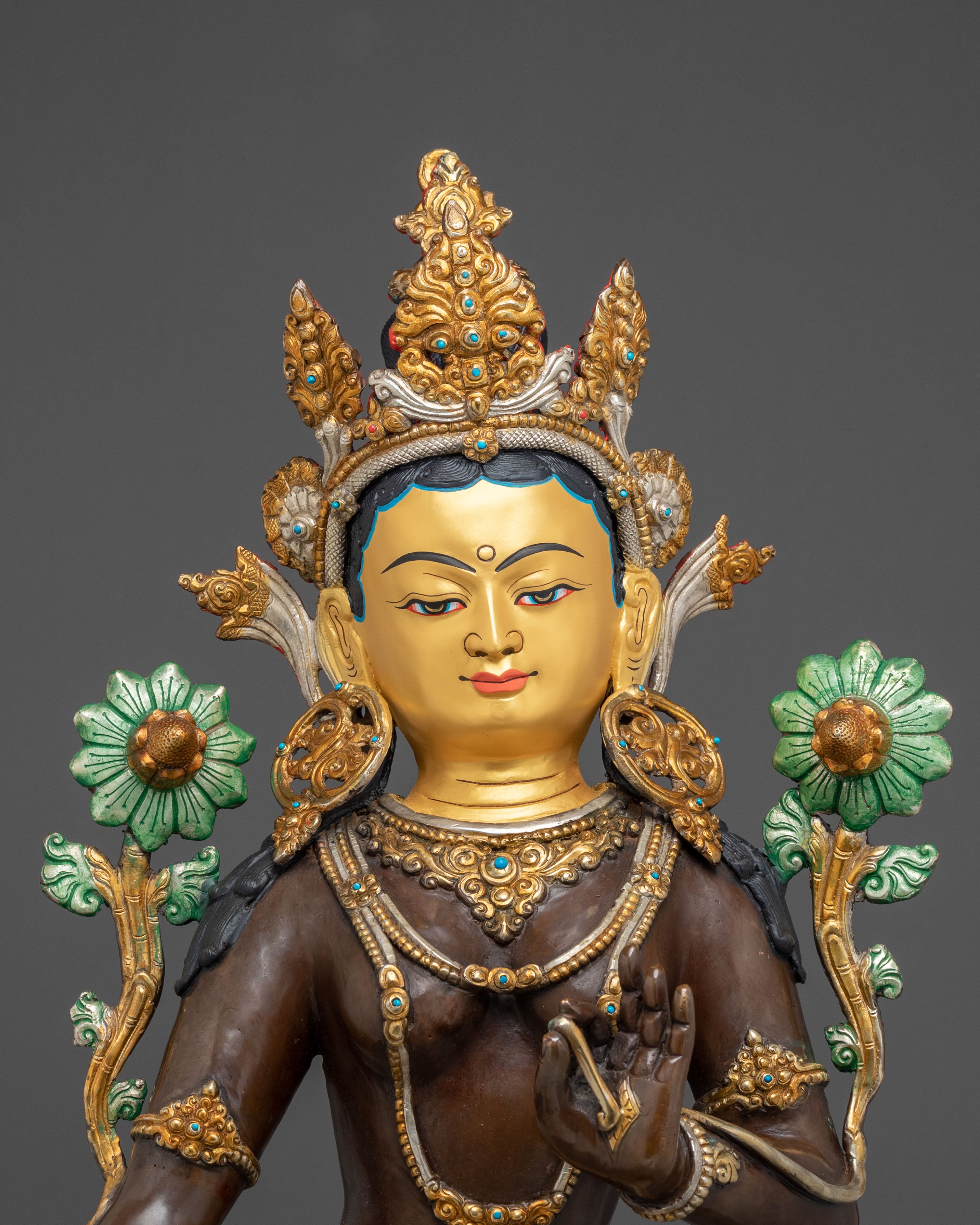 Standing Tara Sacred Sculpture | Divine Goddess