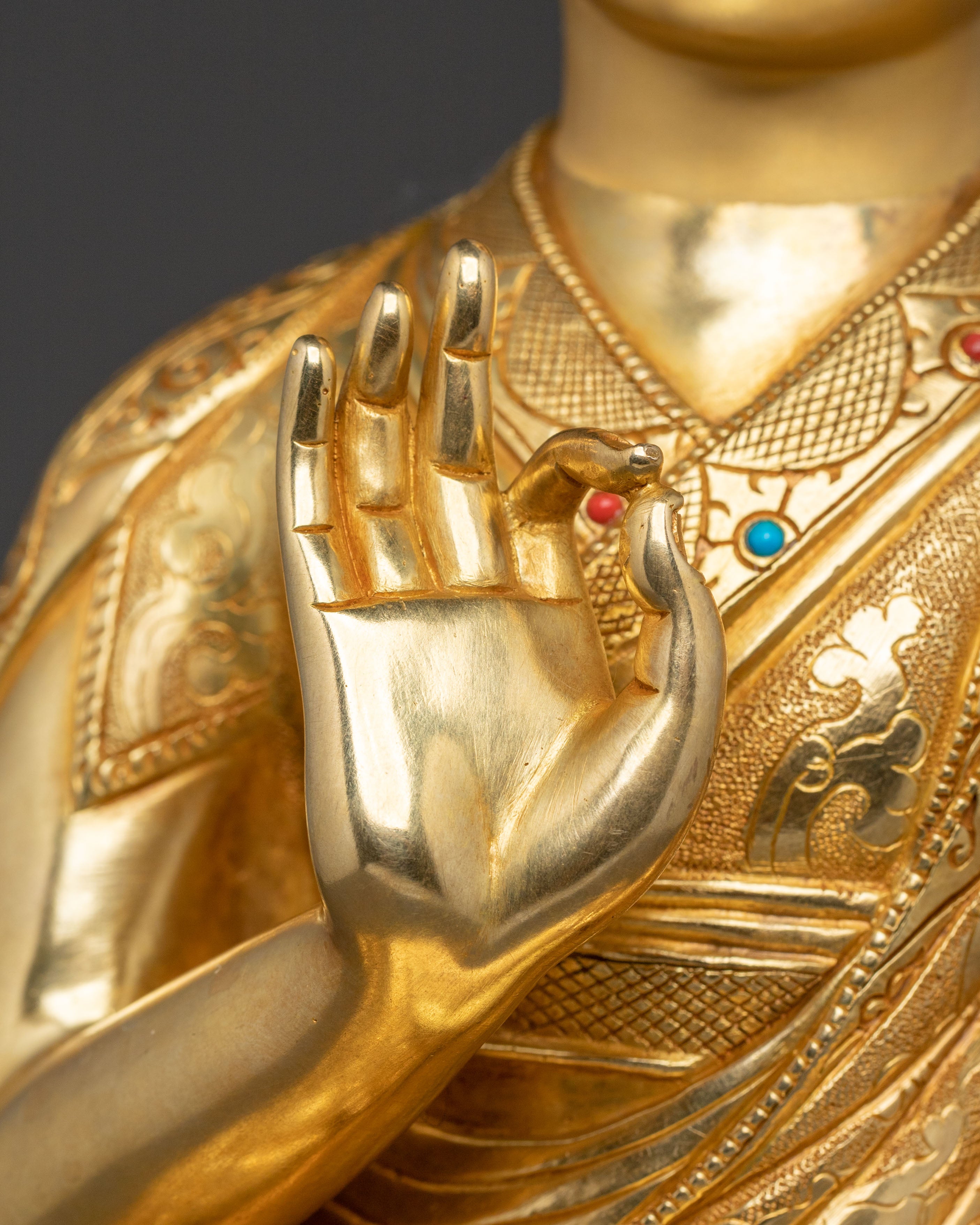 Disciples of Tsongkhapa Statue | Tibetan Buddhist Master Sculpture