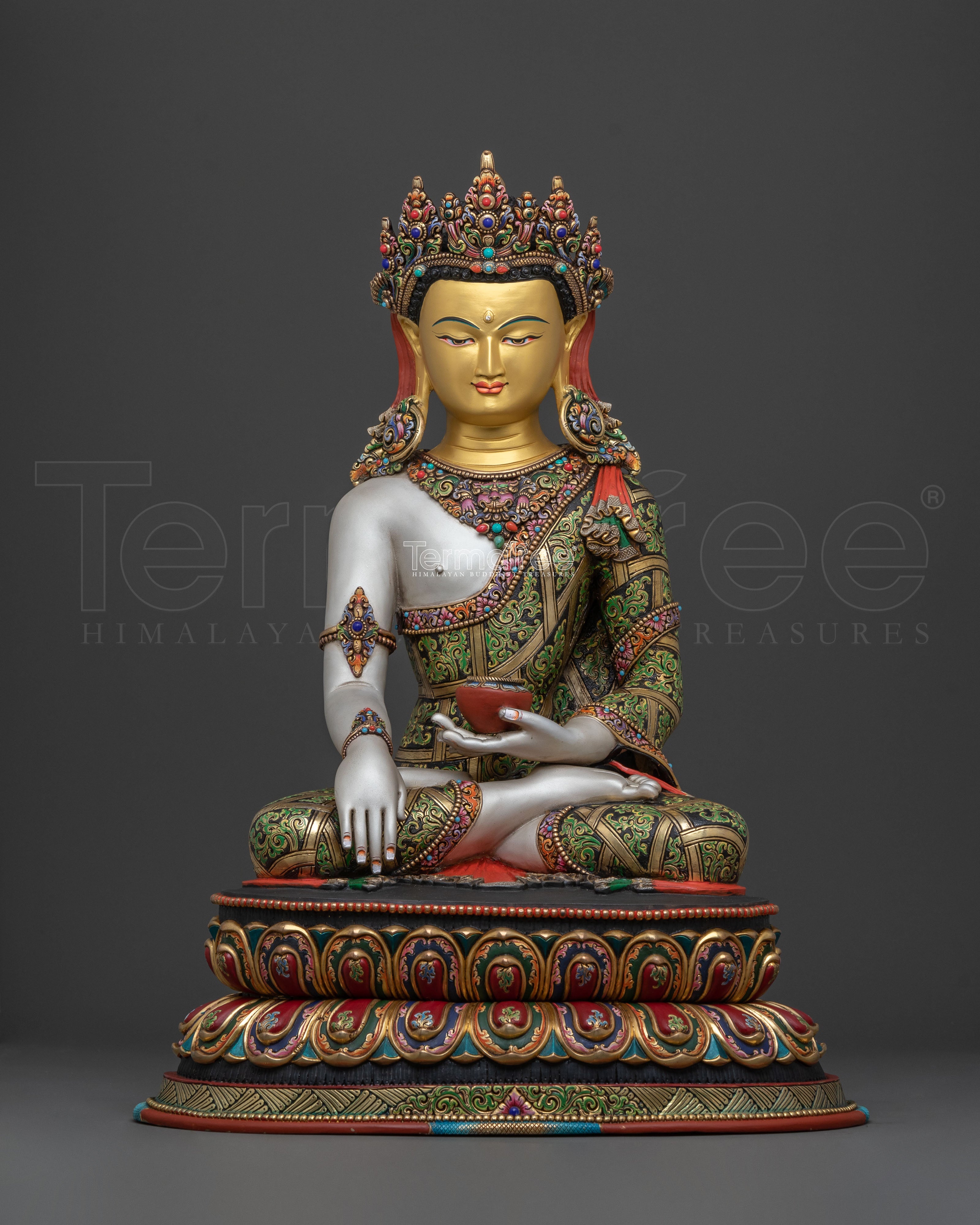 Crown Shakyamuni Buddha Statue