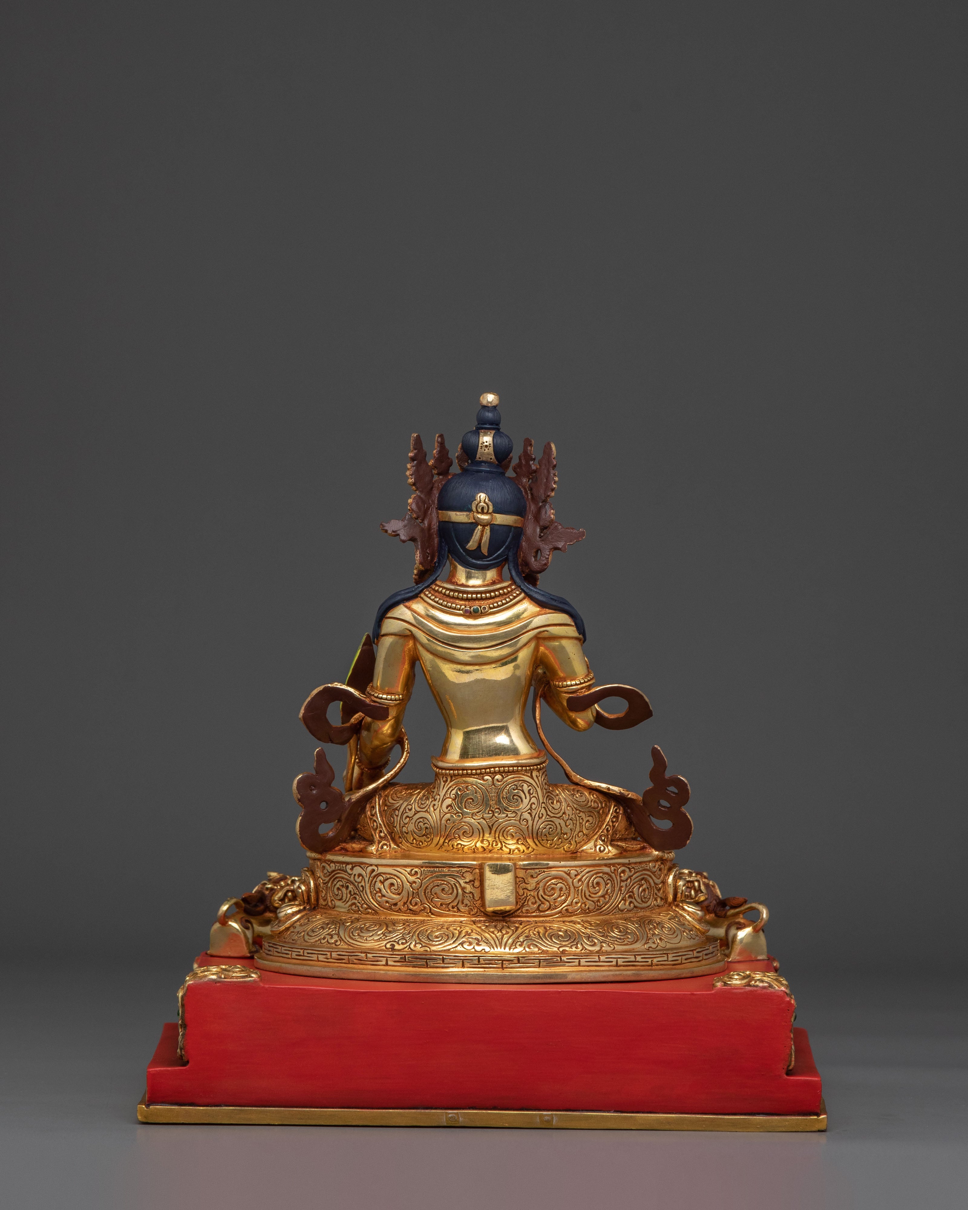 Handcrafted Kshitigarbha Buddhist Statue | Home Decor