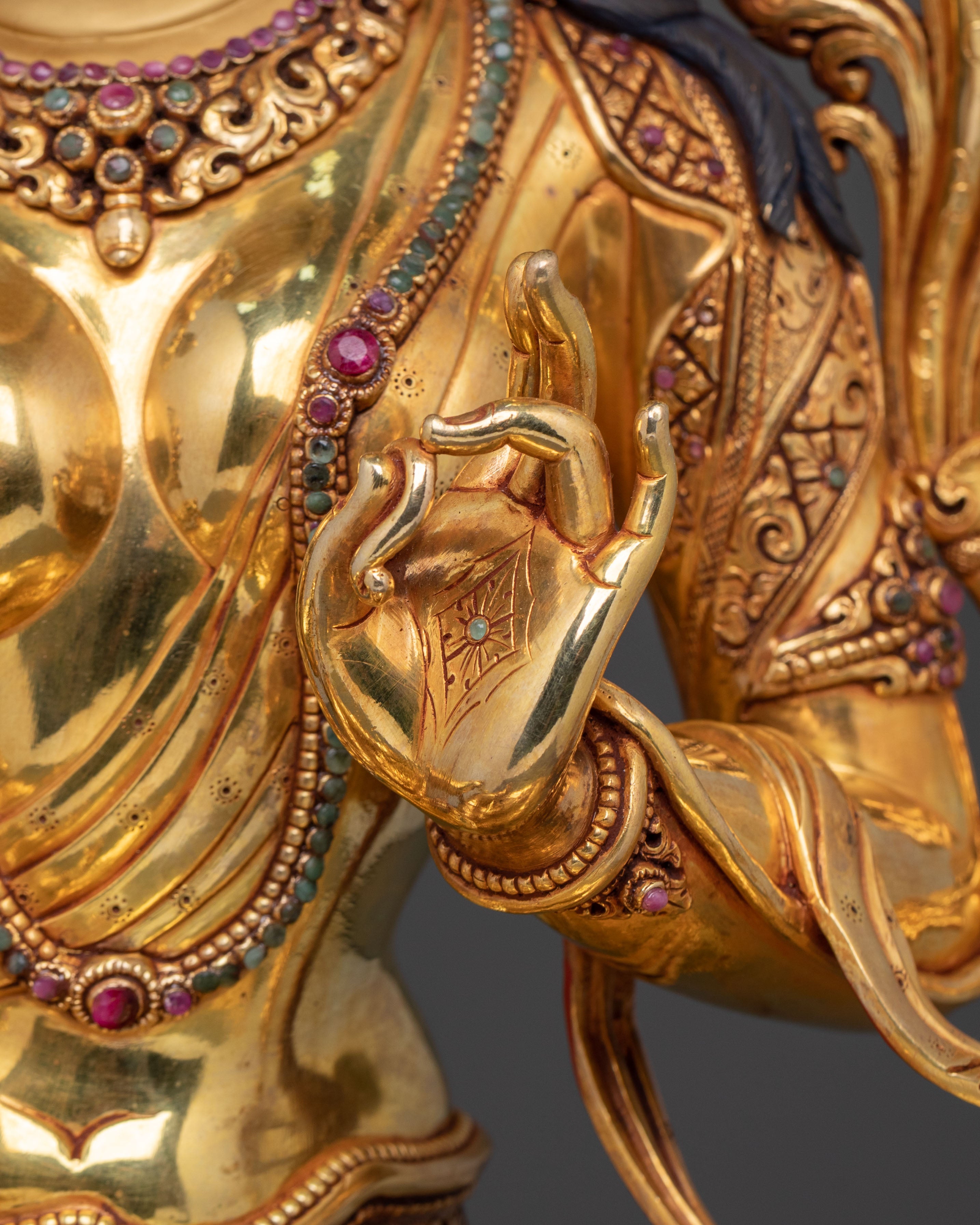 Green Tara Spiritual Statue | Protector Figurine