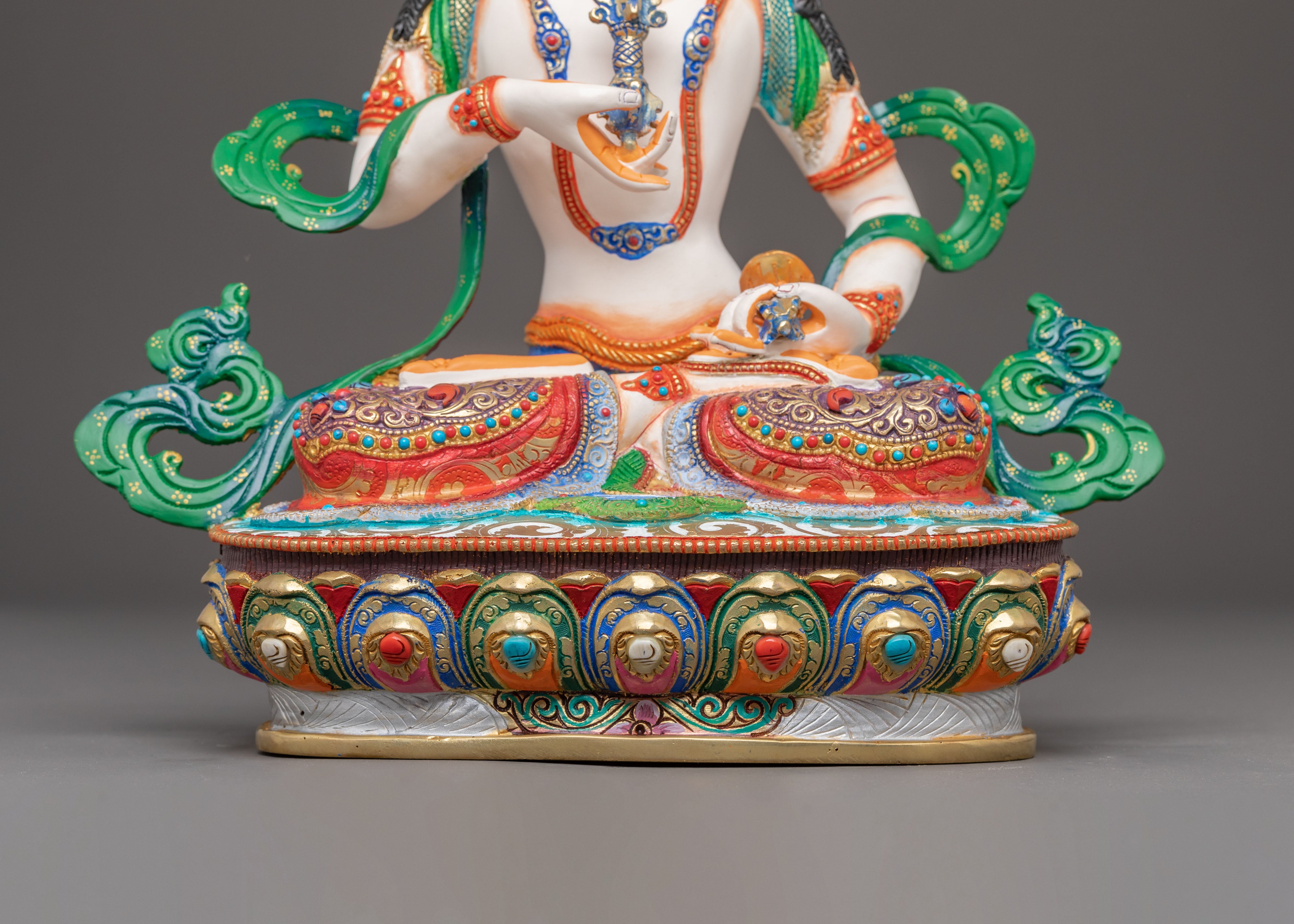 Sacred Vajrasattva Handcrafted Statue | Buddhist Purification Deity