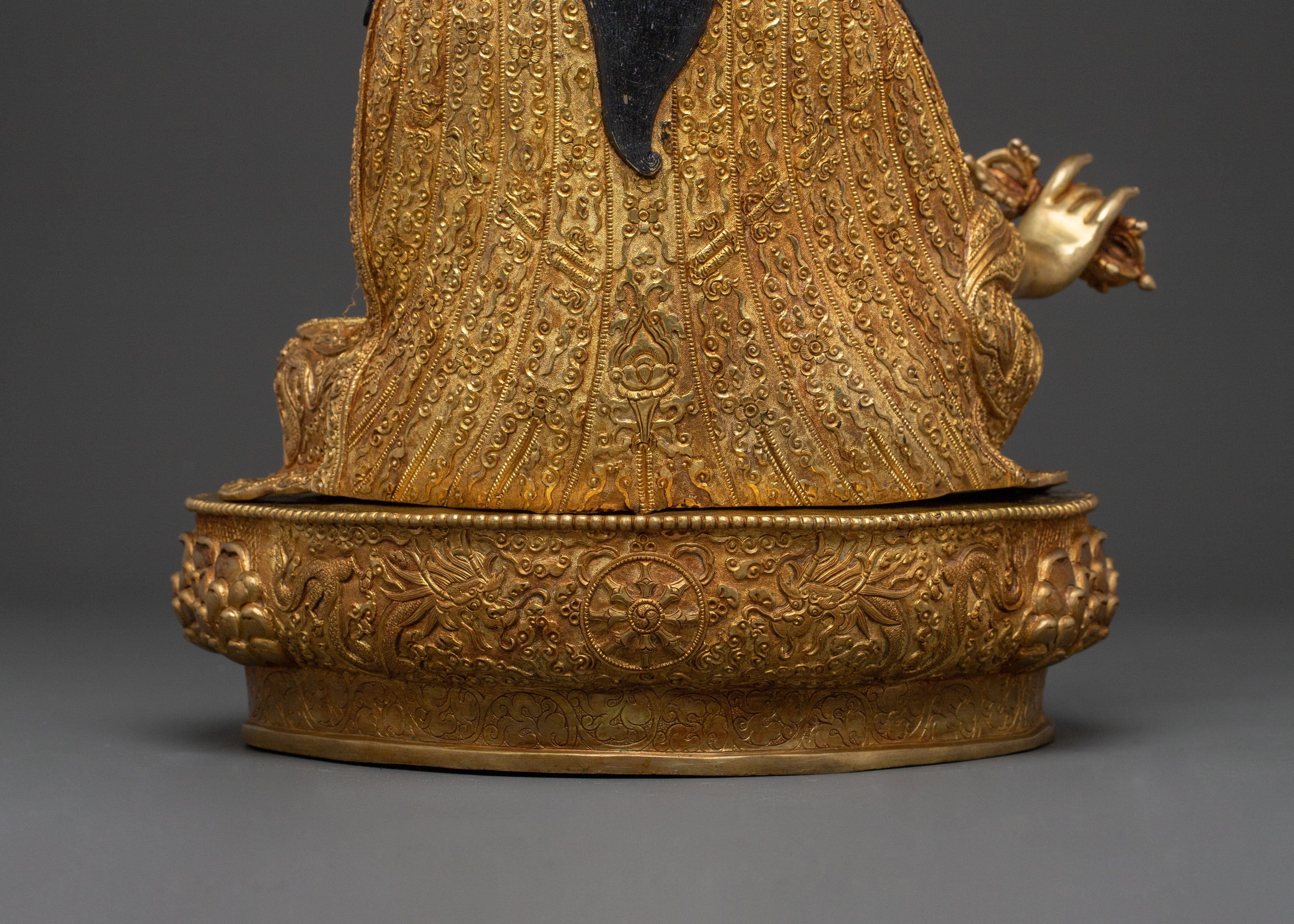 Guru Rinpoche Himalayan Handcrafted Statue | The Vajrayana Master