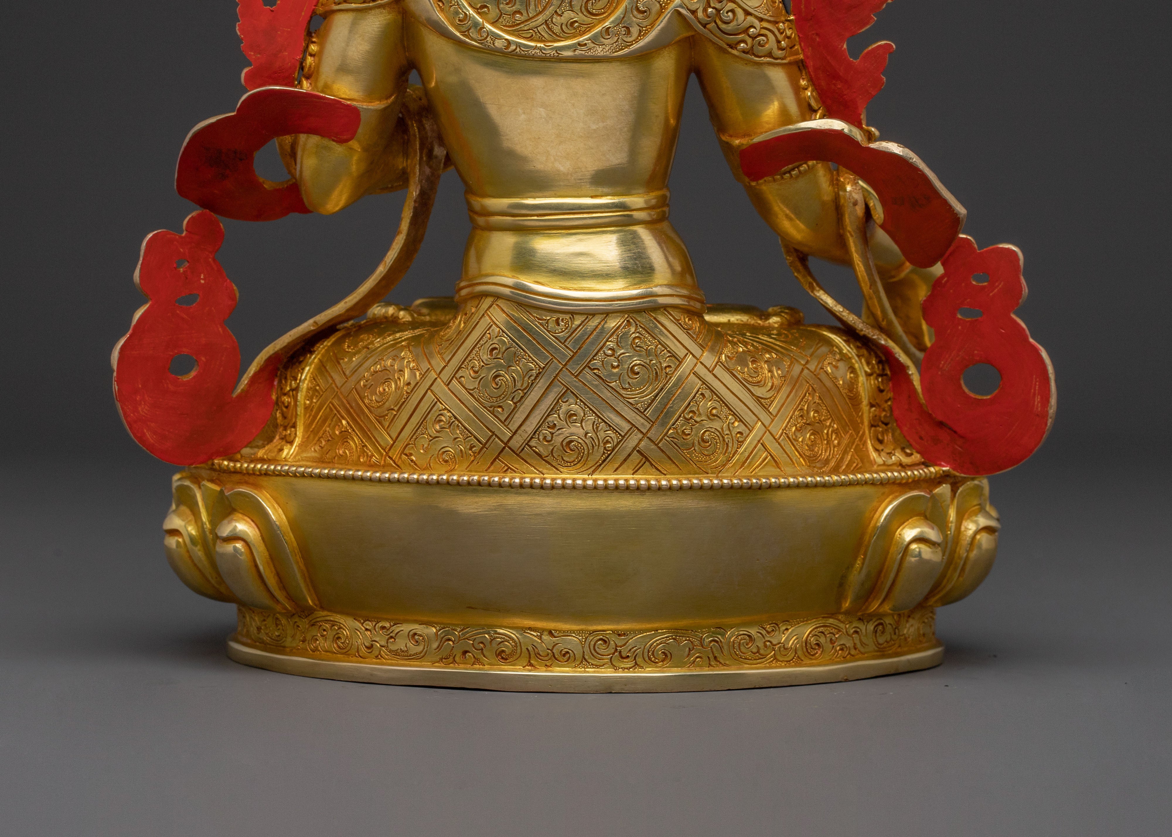 White Tara: Serene Gilded Copper Statue