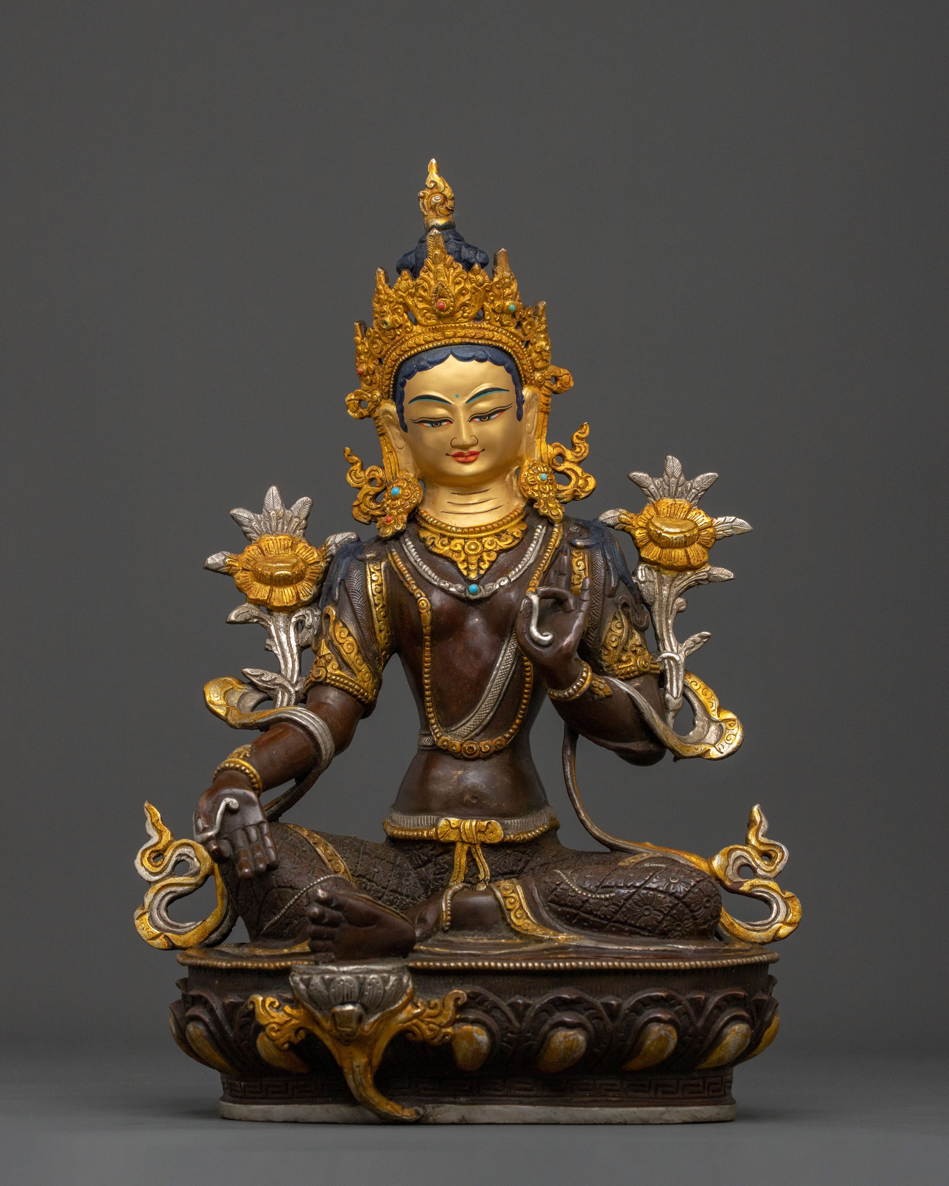 Green Tara Statue