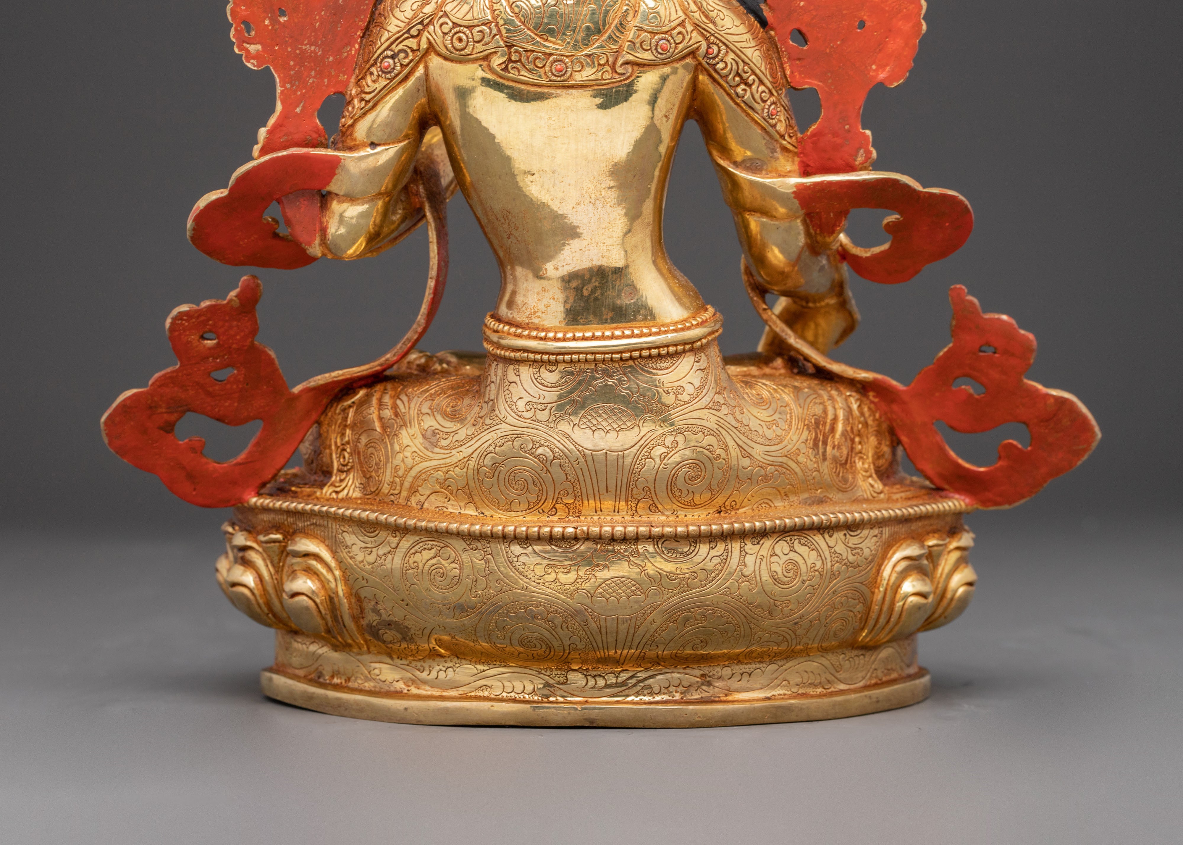 Handcrafted Figurine of White Tara Healing Goddess