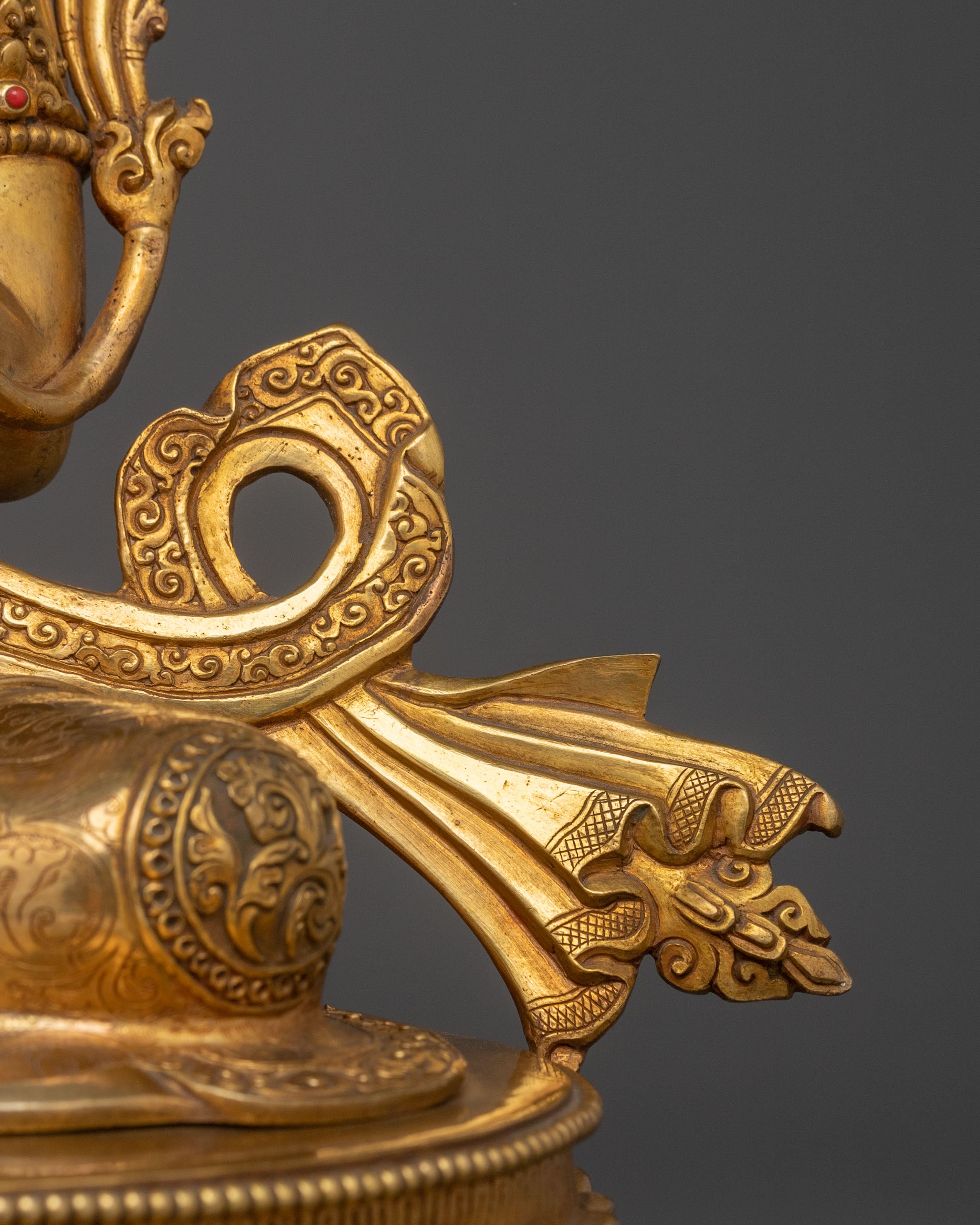 Handmade Green Tara Statue | Compassionate Goddess