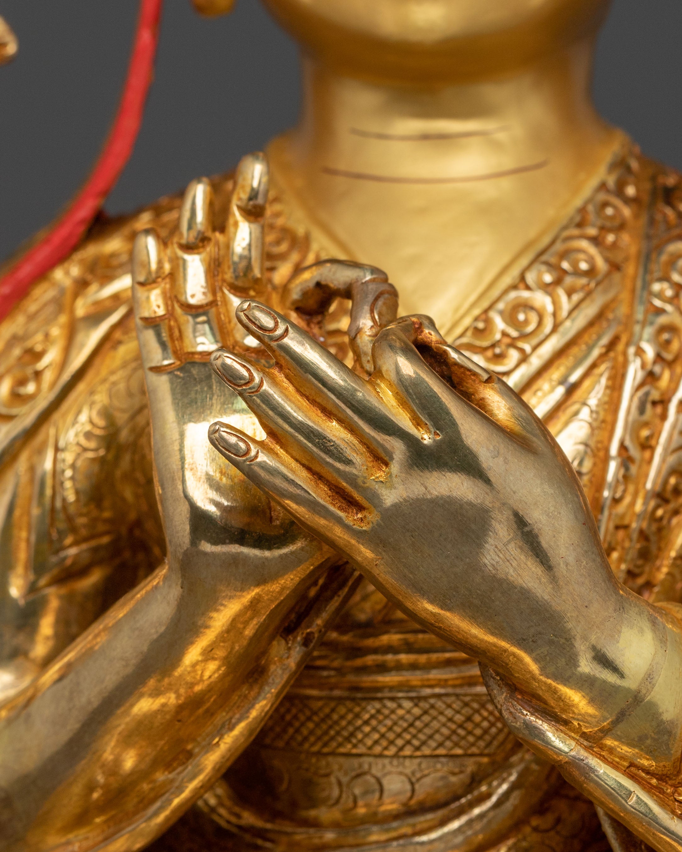 Tsongkhapa Buddhist Handcrafted Statue