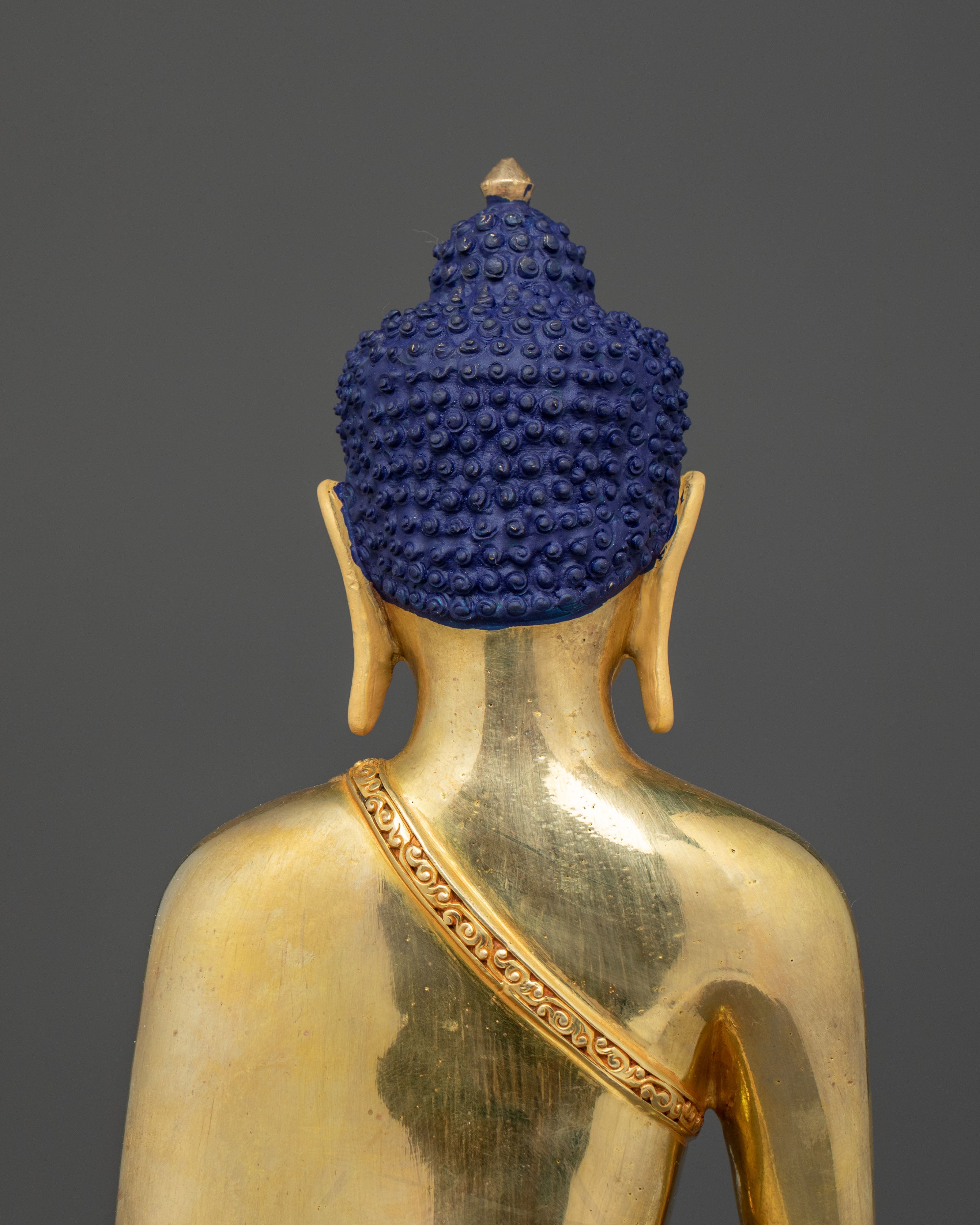 Handcrafted Shakyamuni Buddha Statue with Throne