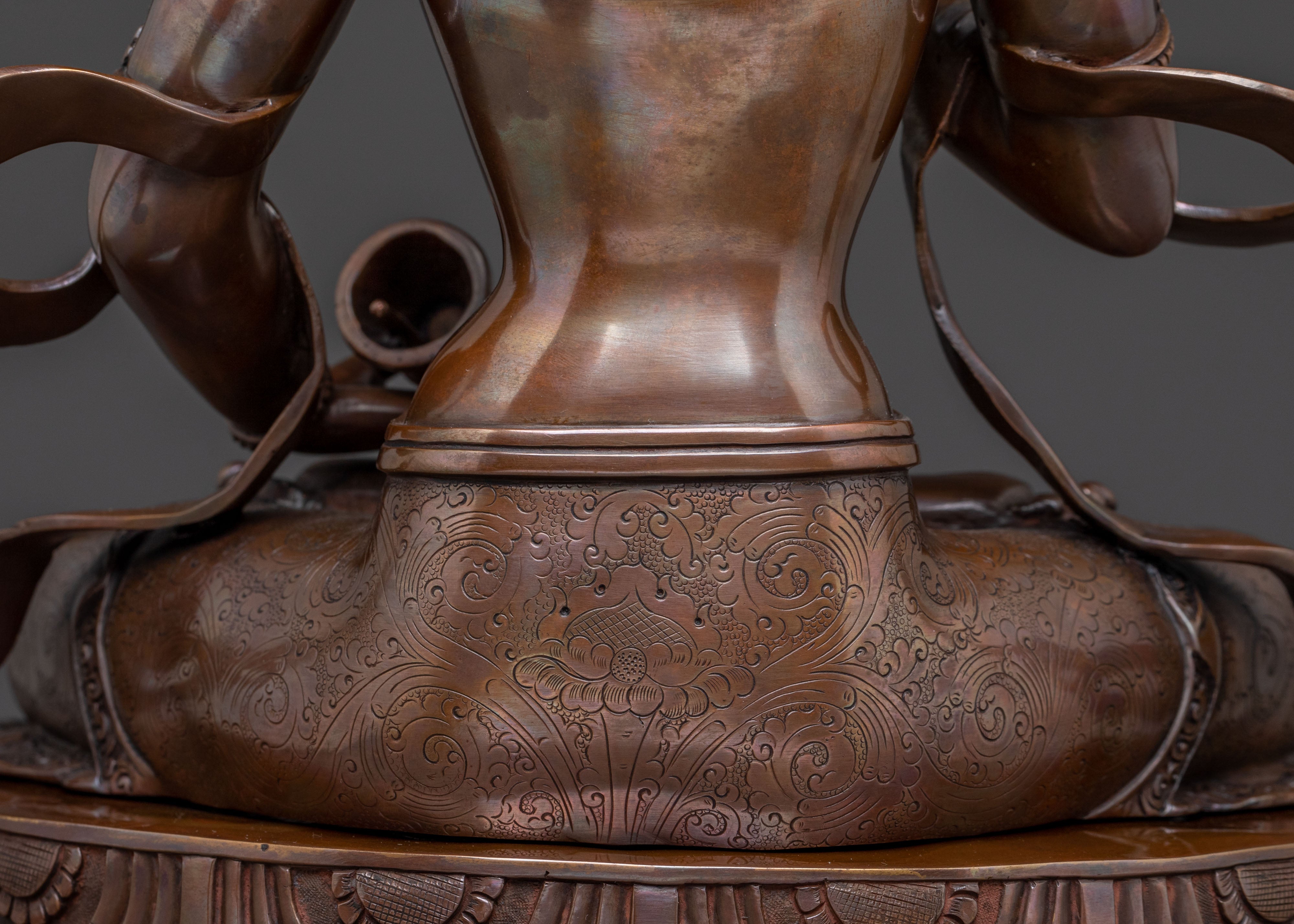 Vajrasattva Spiritual Statue | Meditational Figure