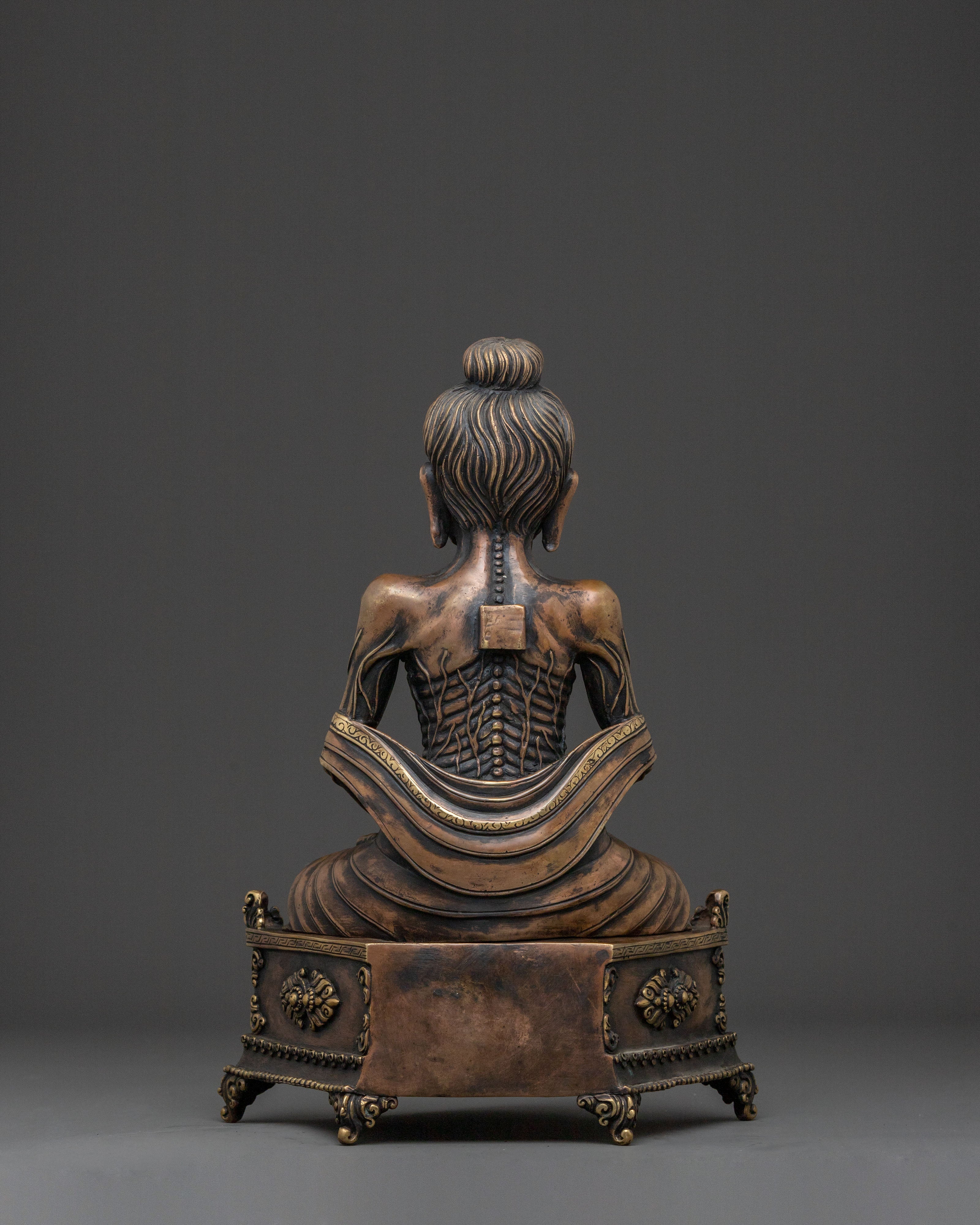 Fasting Buddha Spiritual Statue | Meditational Figure