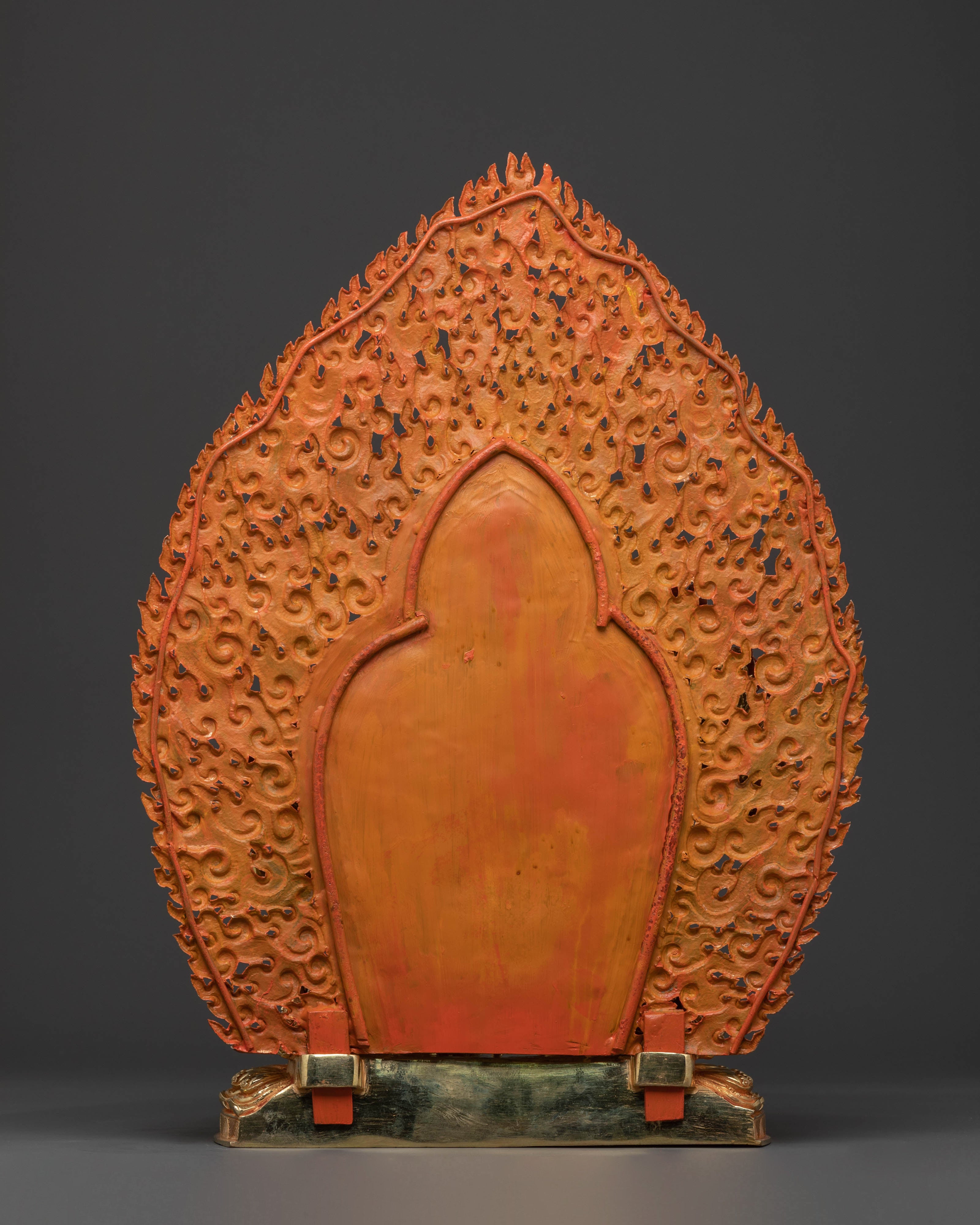 Sacred Yamantaka Statue: Hand-Gilded Copper Artistry