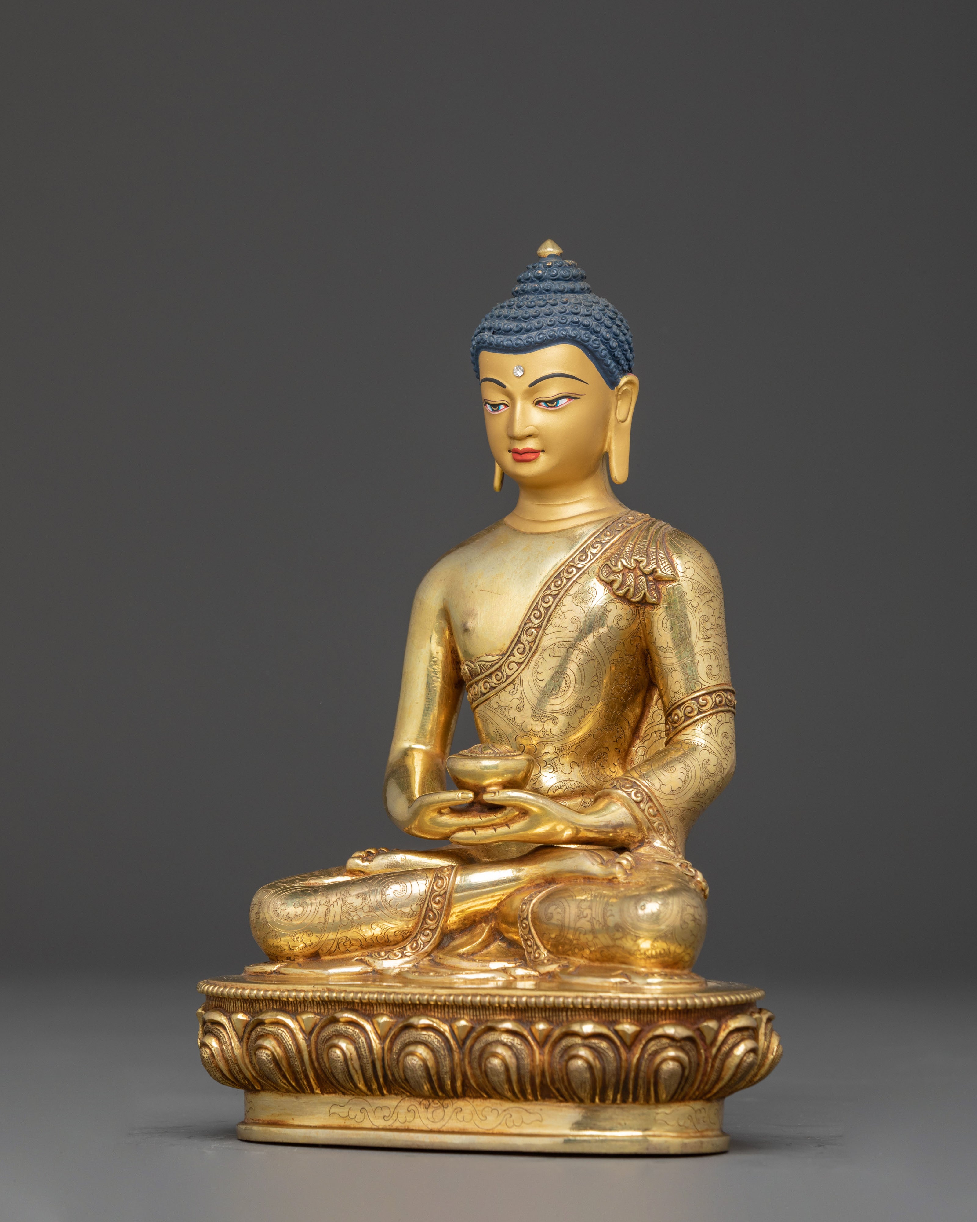 Himalayan Amitabha Buddha Golden Statue | The Buddha of Infinite Light