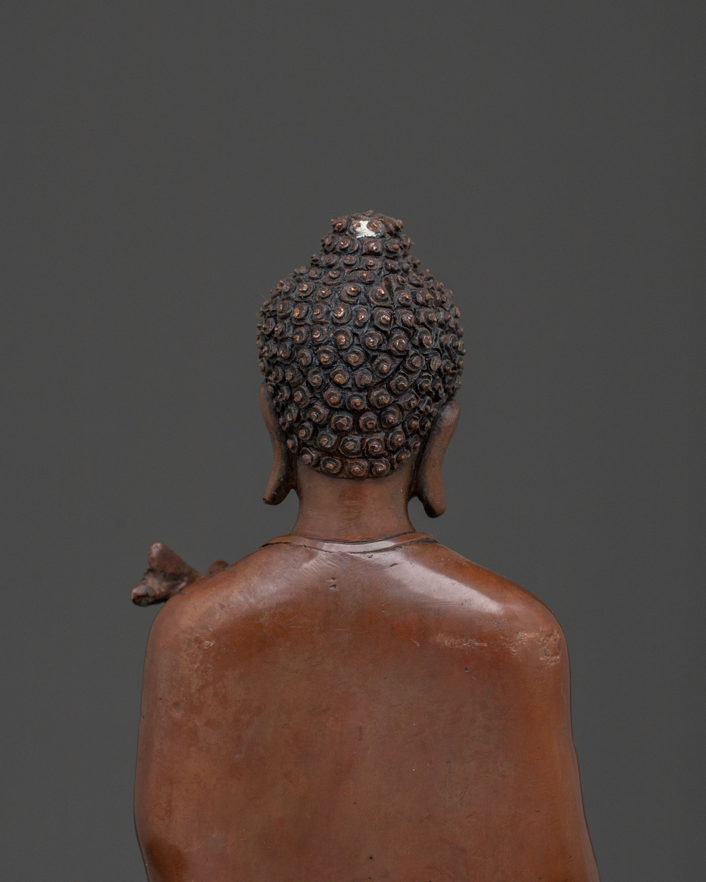 Dipankara Buddha Altar Statue | Oxidized Copper Figure