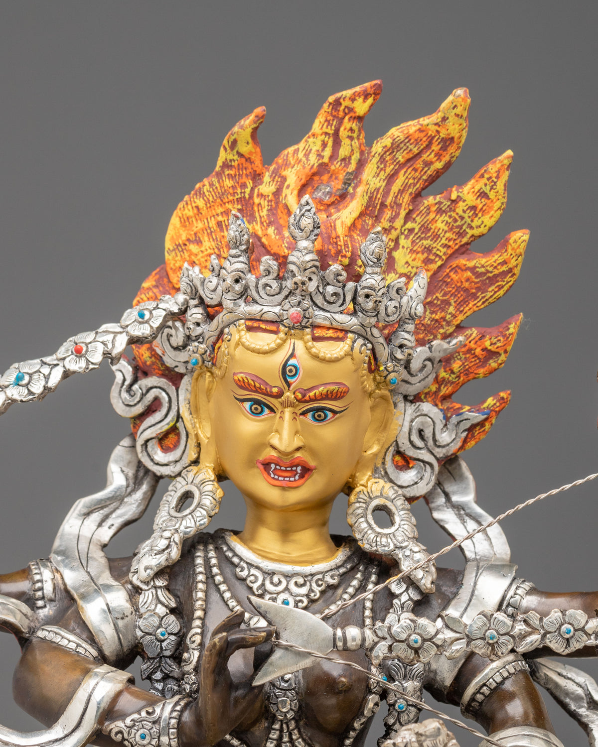 Kurukulla Oxidized Sculpture | Buddhist Copper Figurine