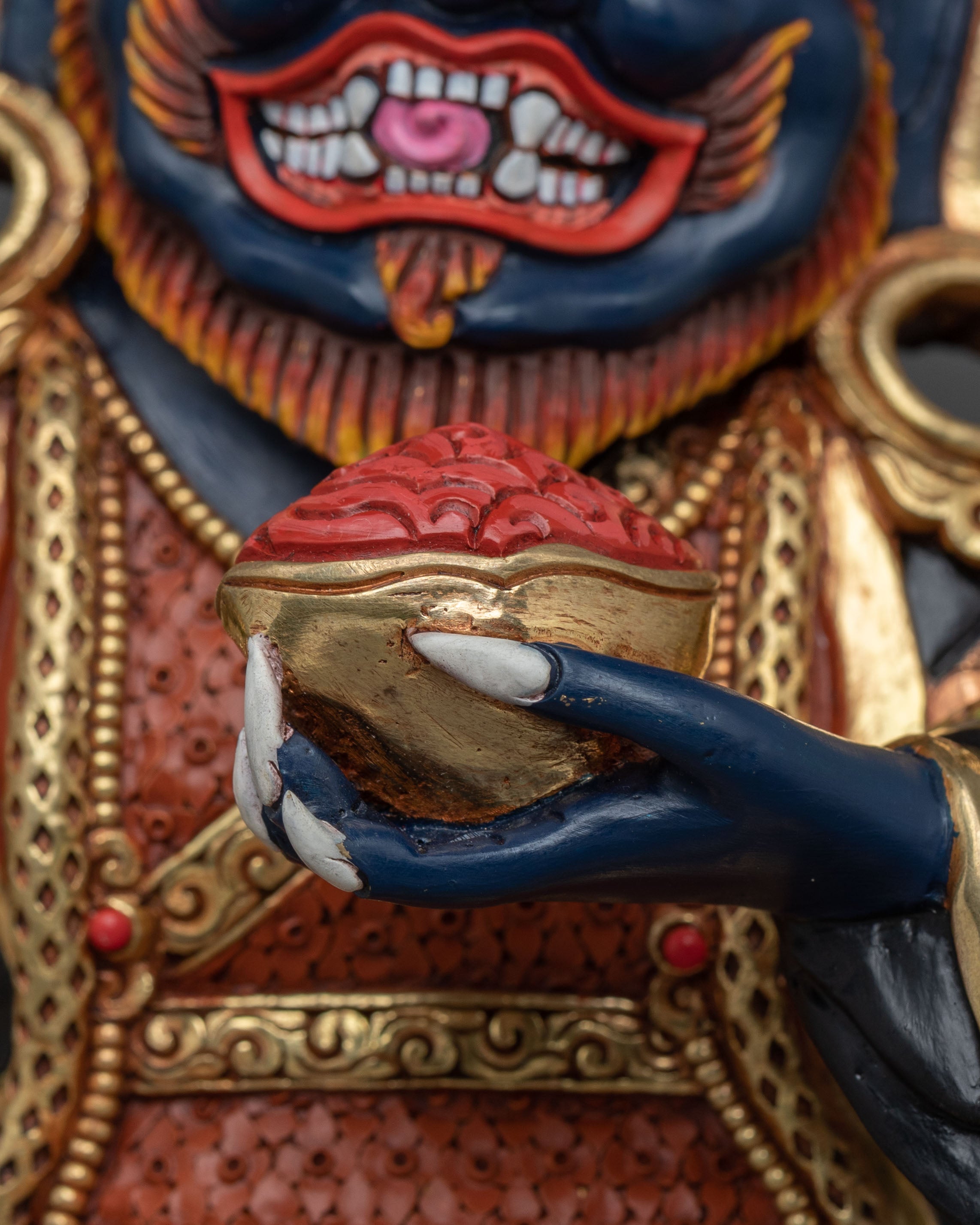 Mahakala Bernakchen Sacred Figurine | Altar Decor