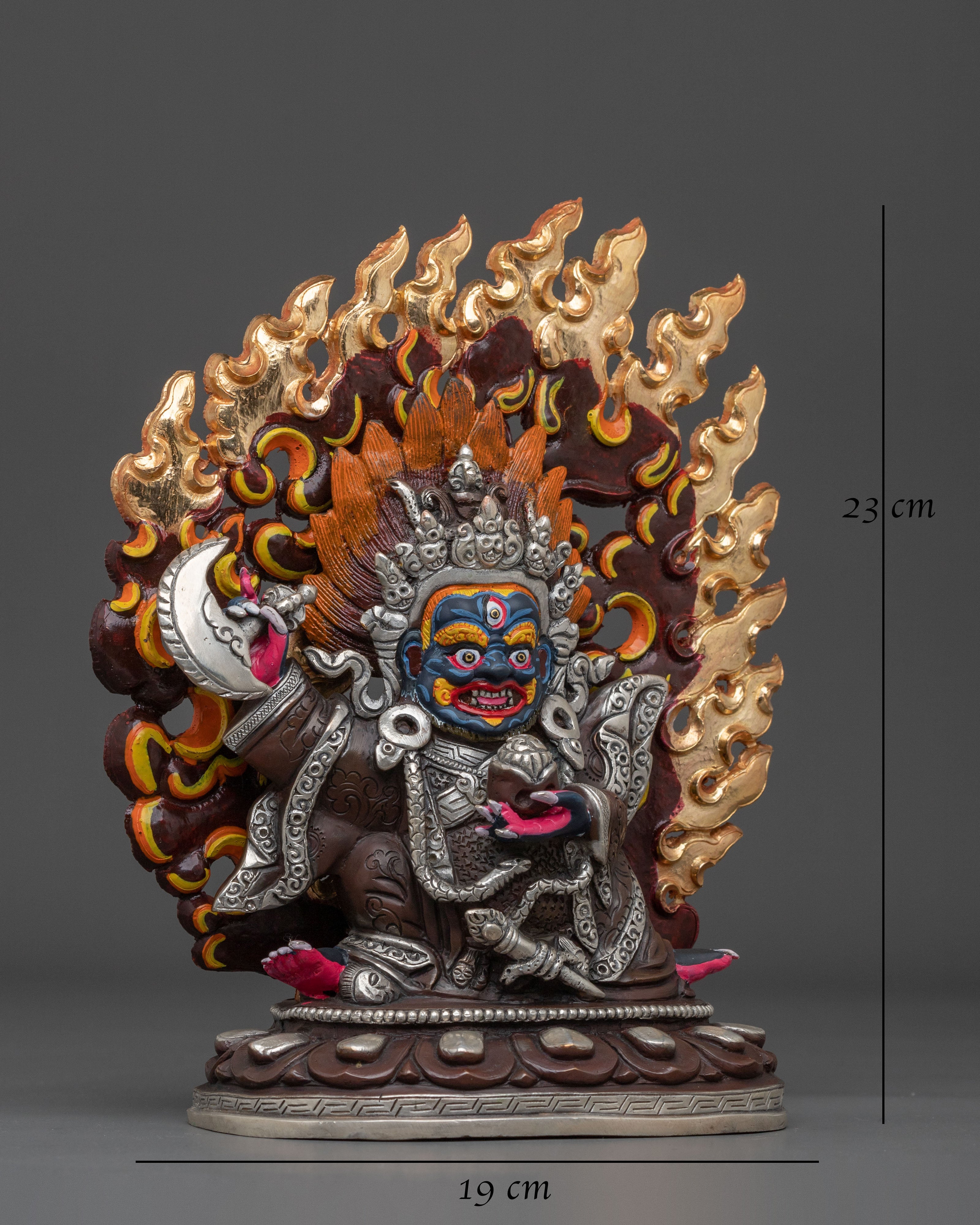 Handmade Mahakala Bernakchen Sculpture
