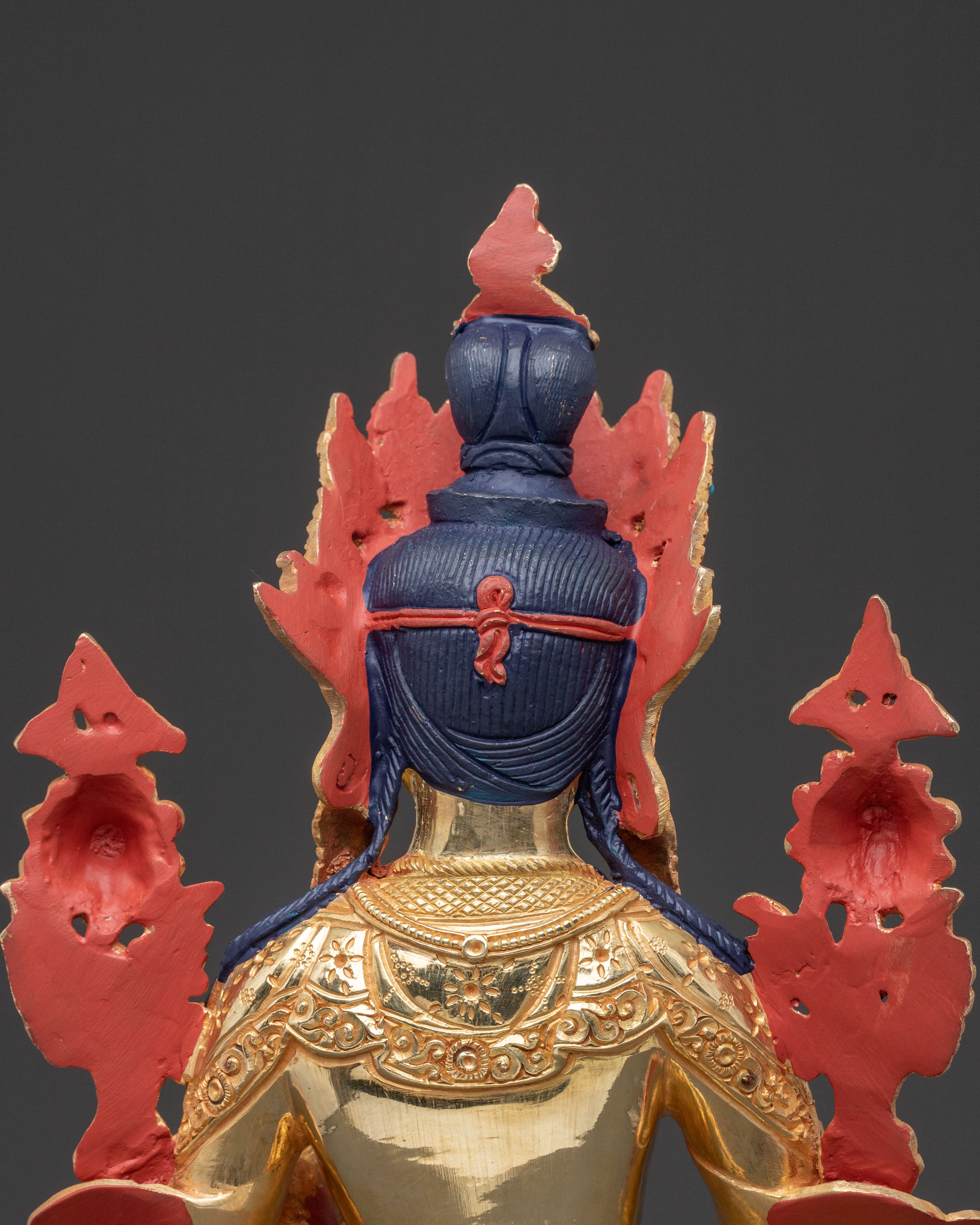 White Tara Healing Deity Sculpture: Handcrafted Serenity