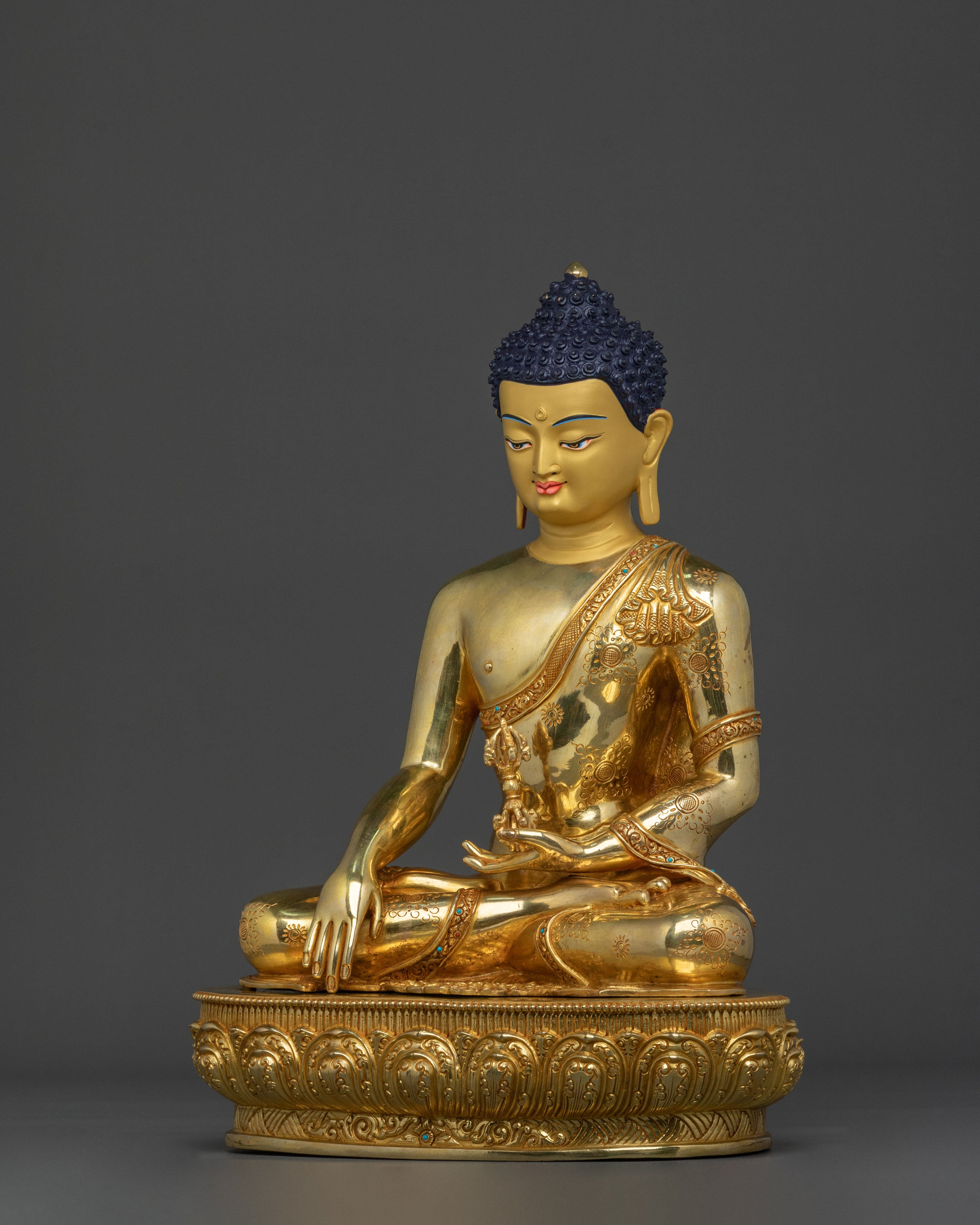 24K Gold Gilded handmade mitrugpa sacred statue