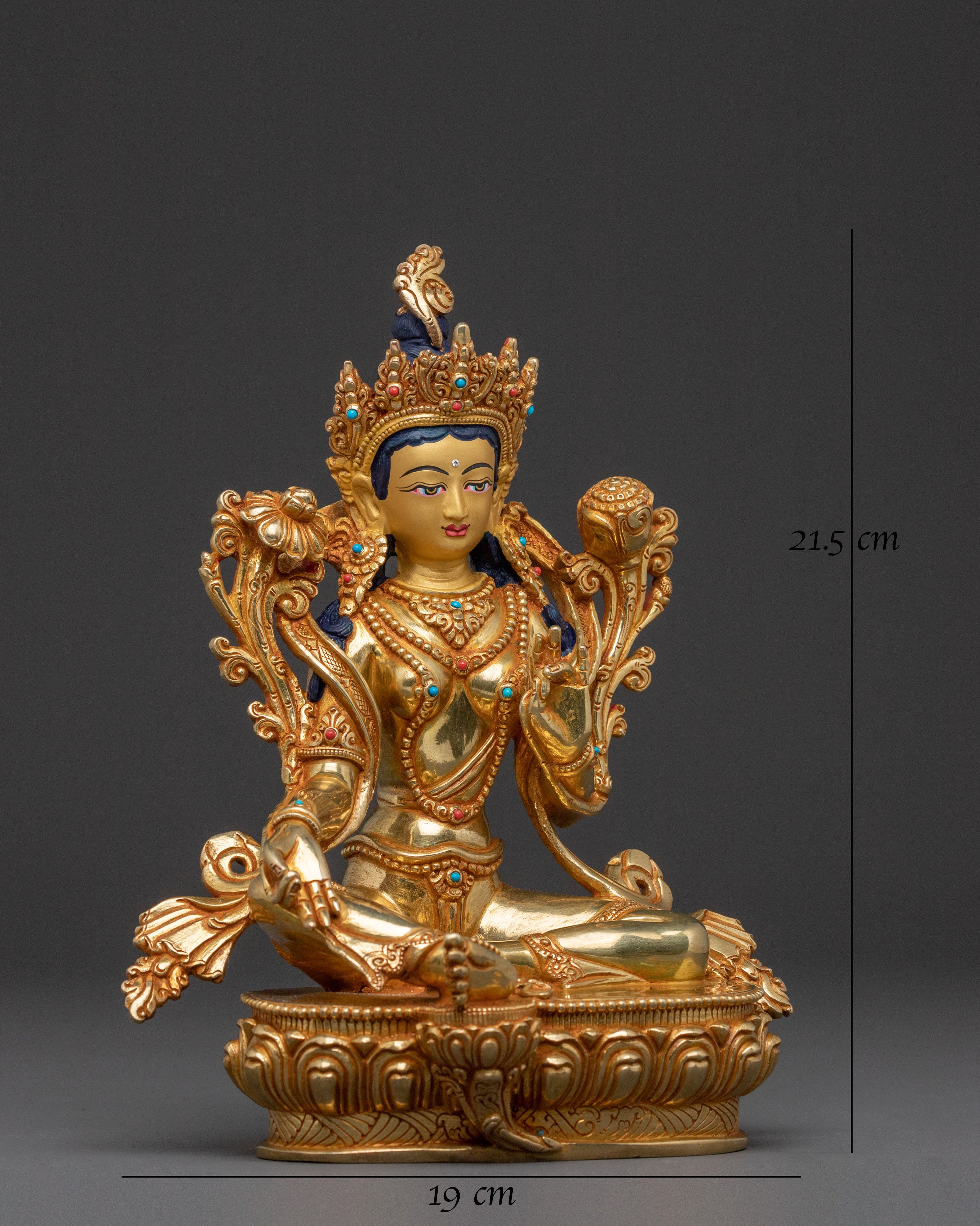 Green Tara Spiritual Statue | Compassionate Savior