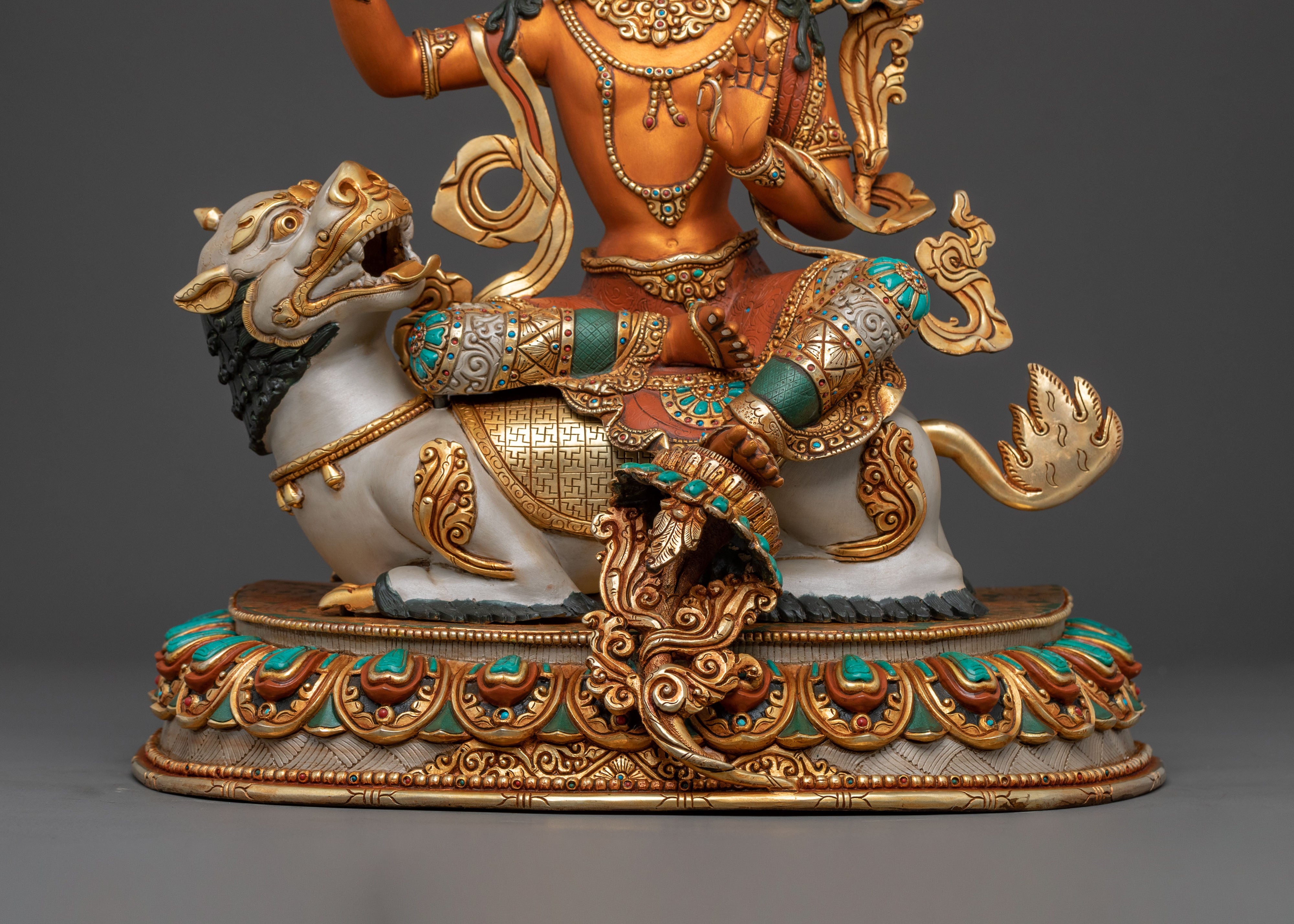 Simhanada Manjushri Statue | Divine Wisdom