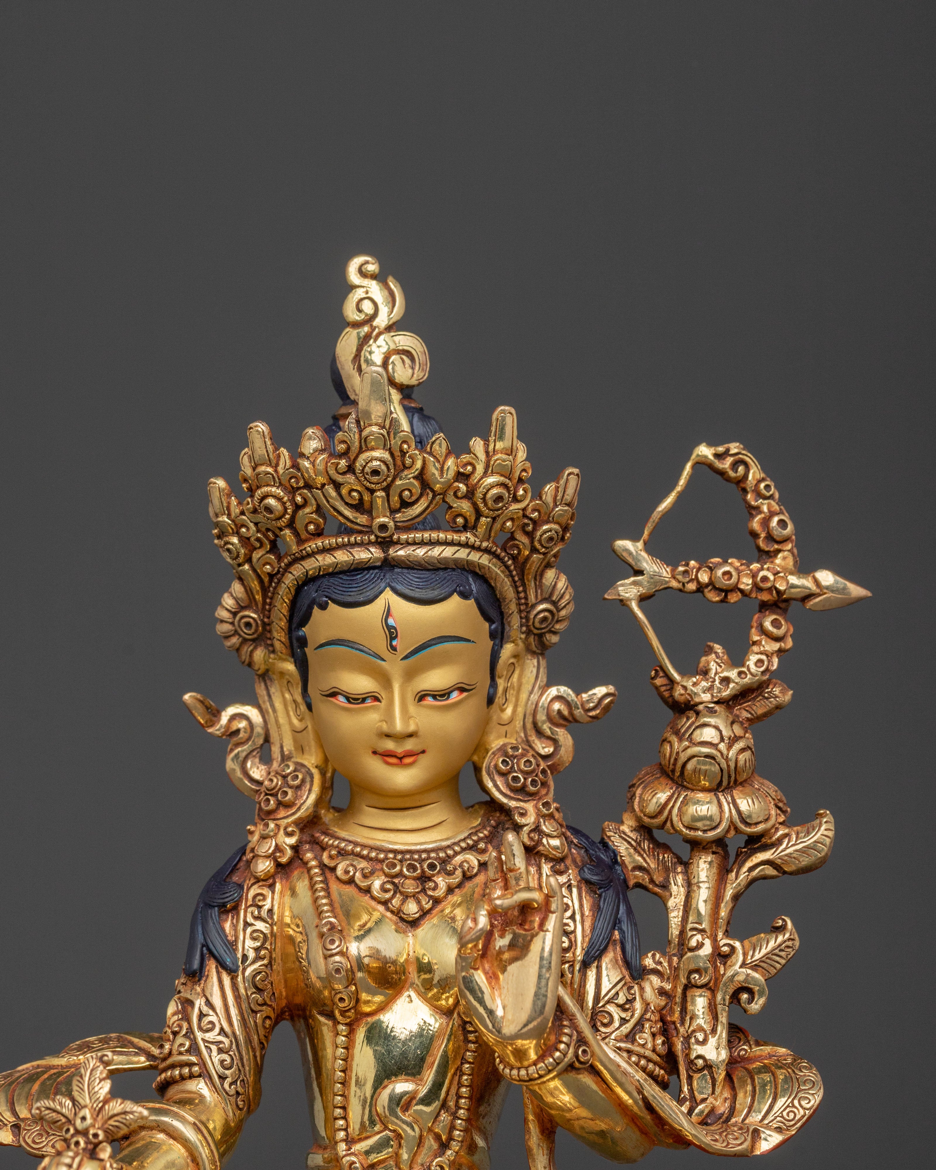 Red Tara Meditation Statue | Bodhisattva of Compassion and Power