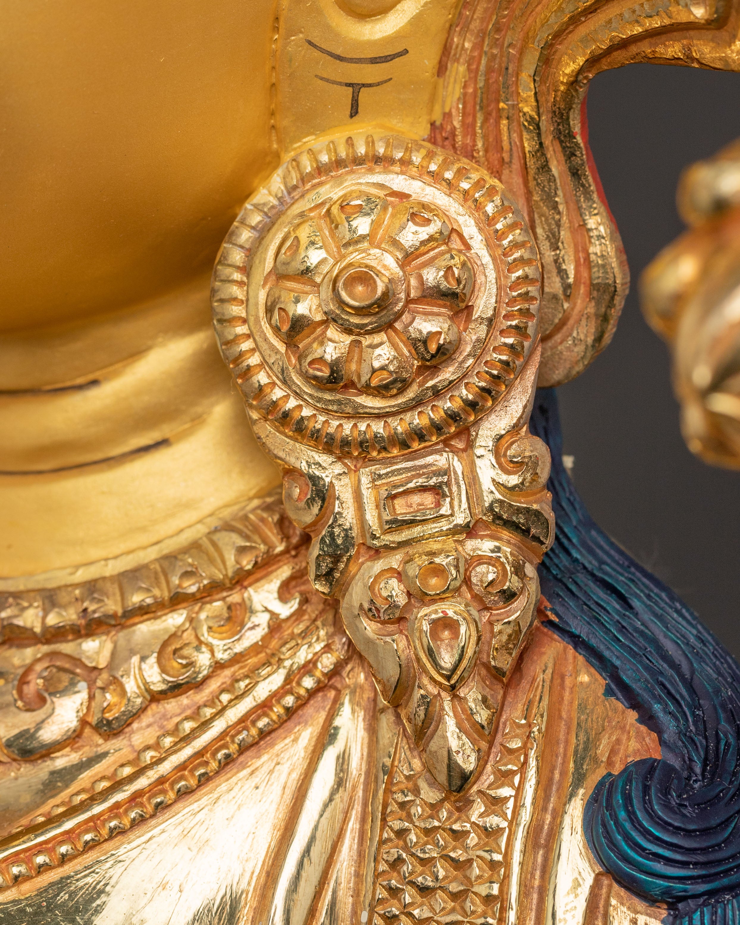 Tibetan Green Tara Blessing Statue — Gilded Copper Masterpiece