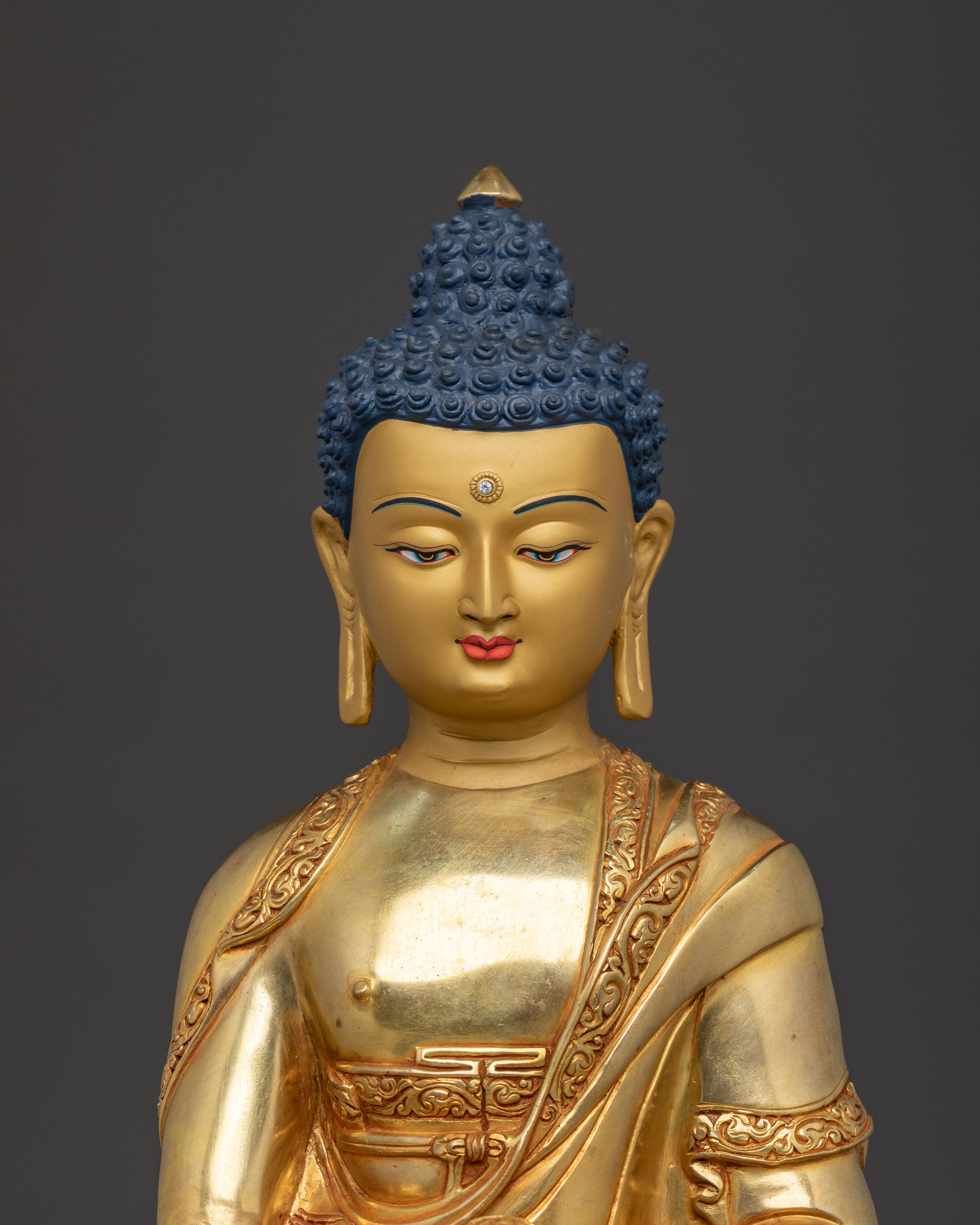Shakyamuni Buddha Himalayan Statue | Altar Home Decor