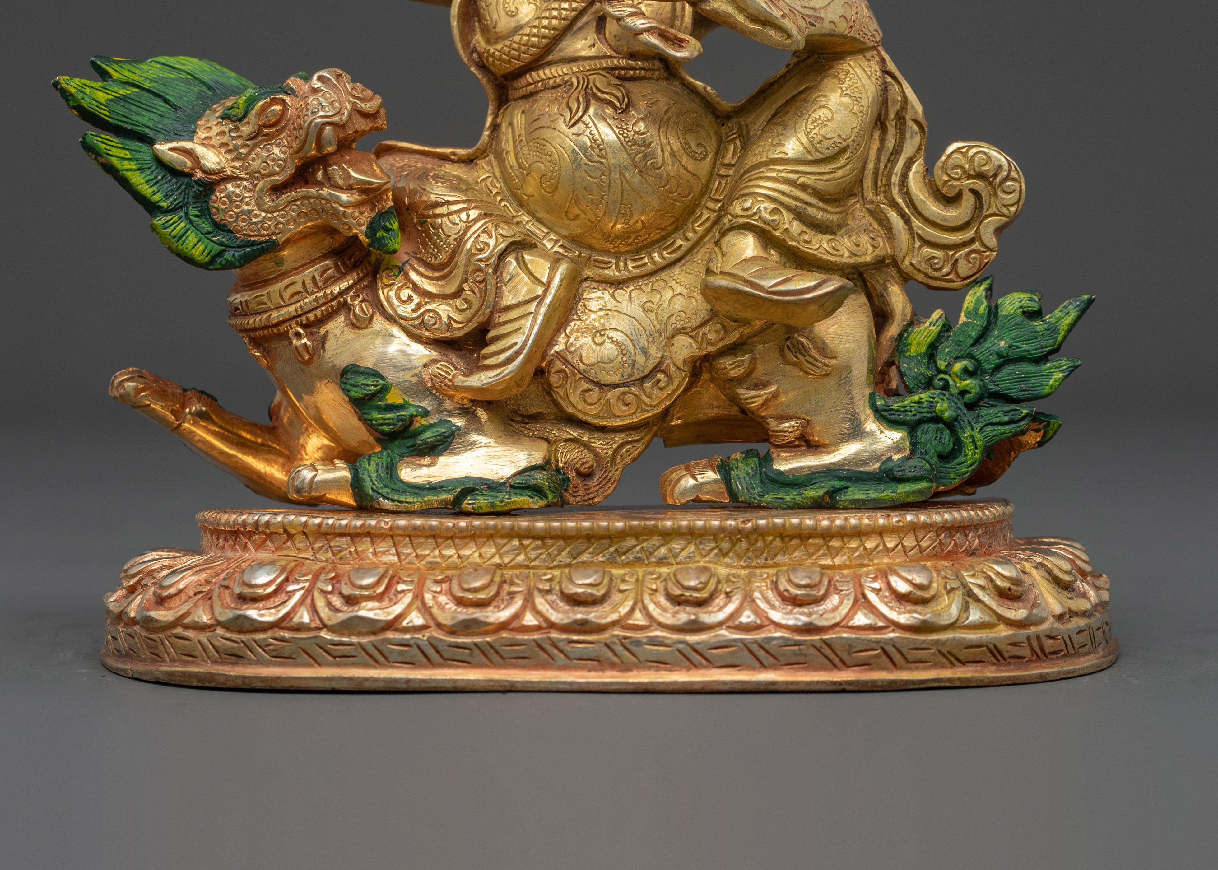 Three Nyingma Dharmapalas Statue Set | Tibetan Wrathful Protector Deities