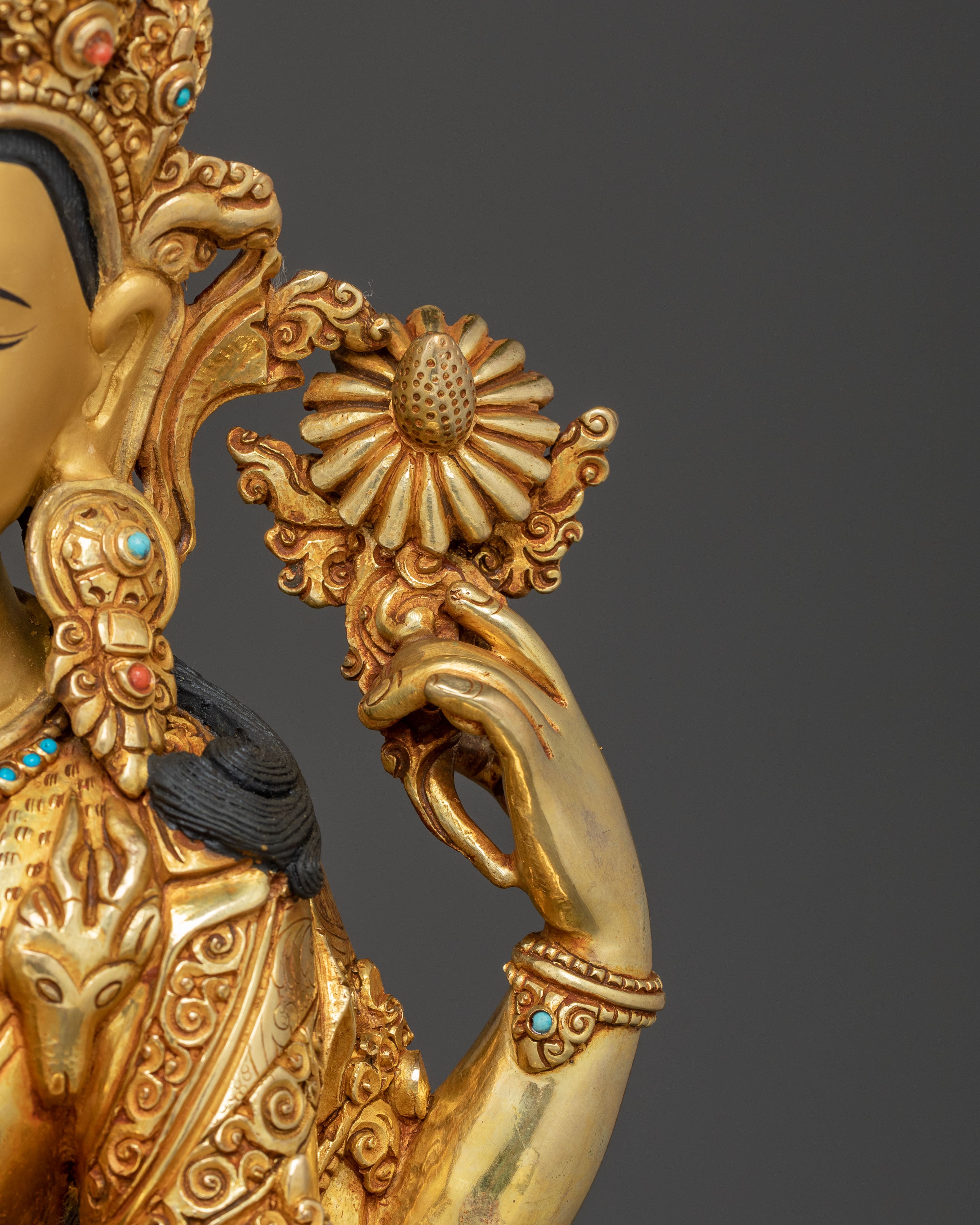 Bodhisattva Statues Set | Copper Handmade Statue