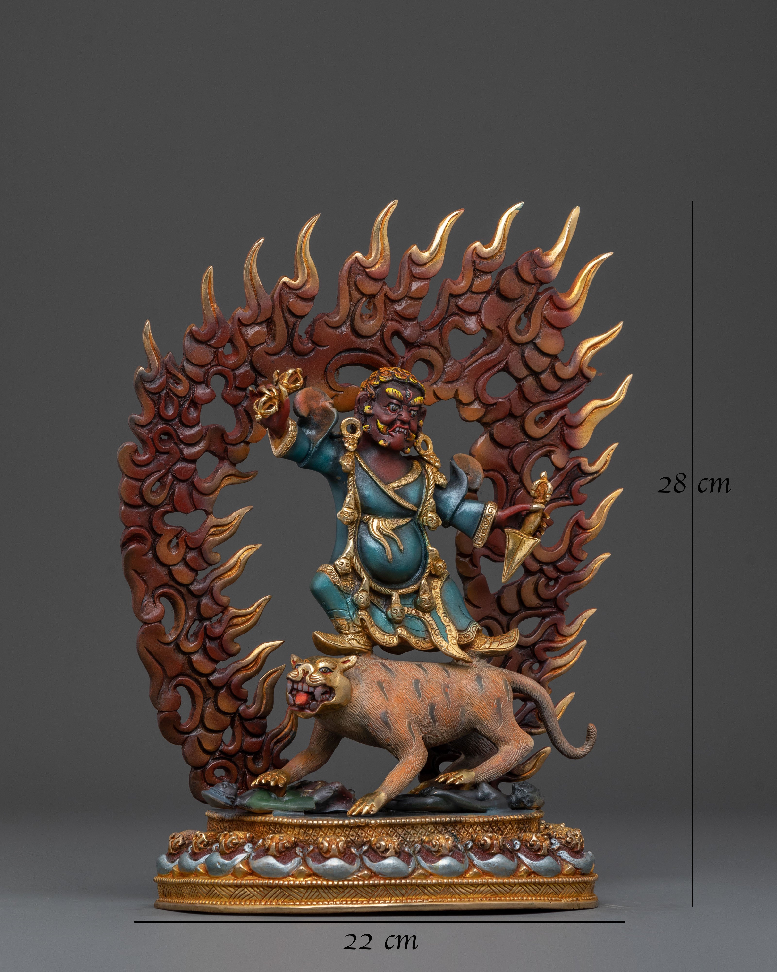 Dorje Drollo Divine Statue: Fiery Protector