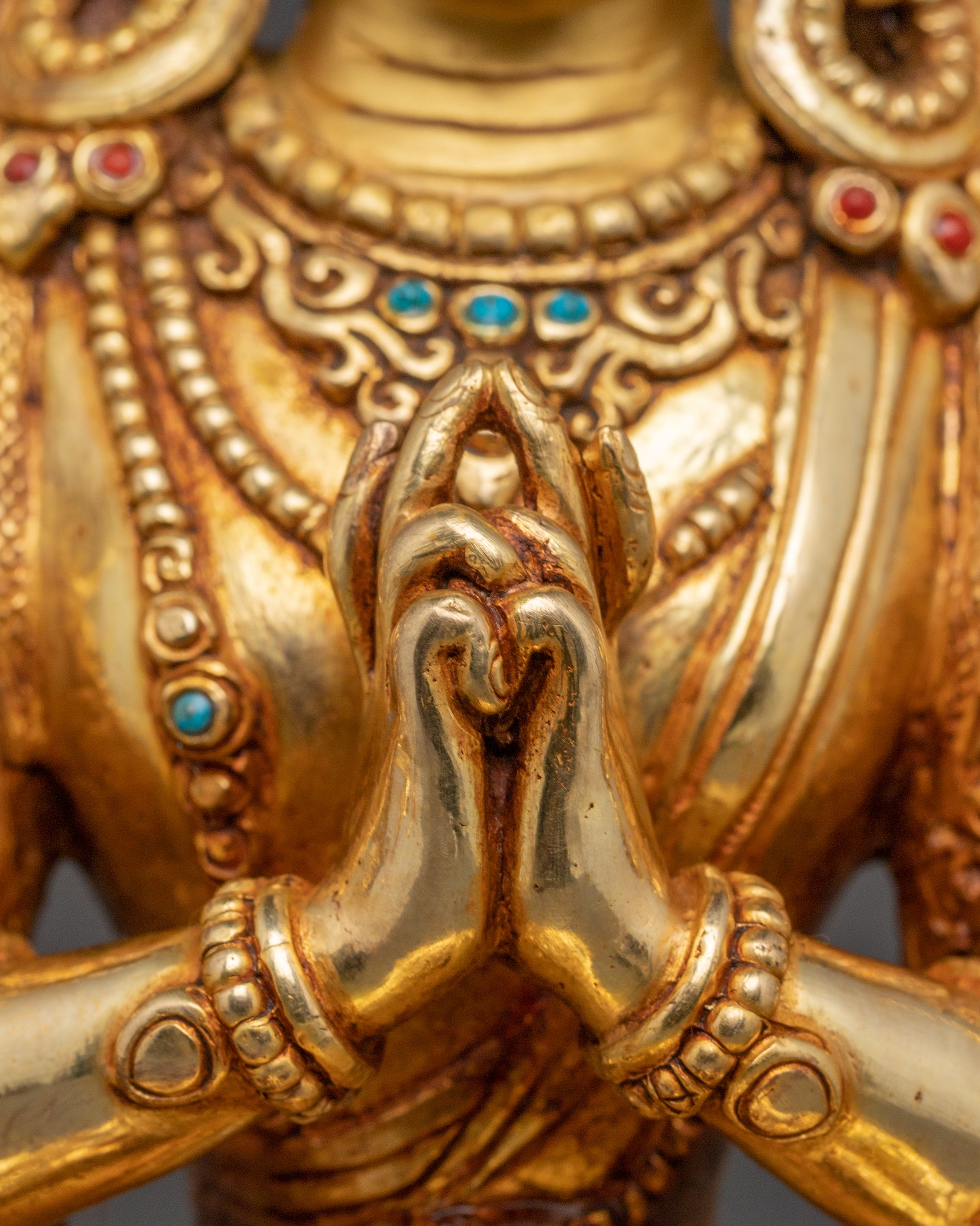 Golden Statue of Chundi | Buddhist Goddess of Compassion