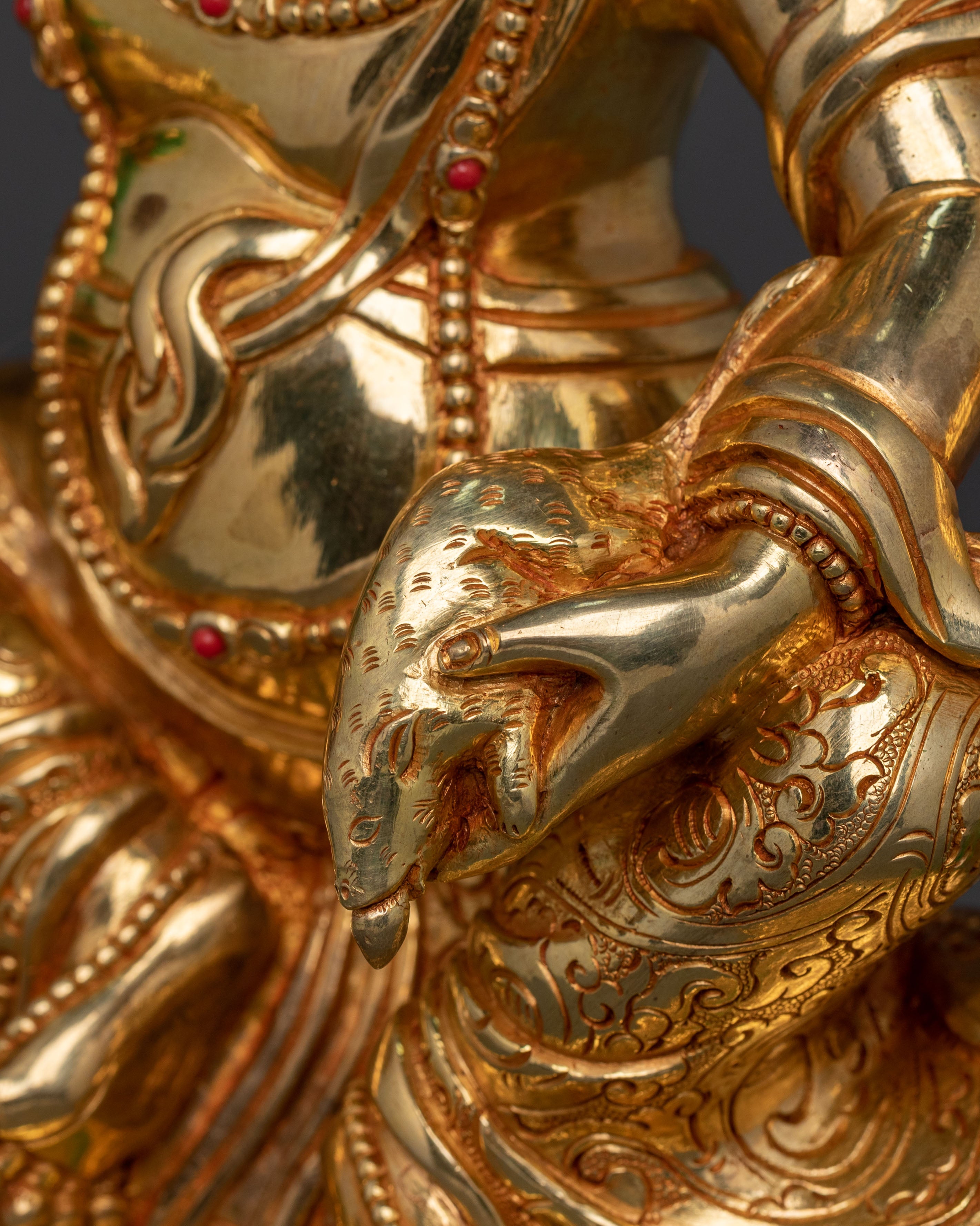Tibetan Wealth God Namtoshe Statue | Traditional Himalayan Sacred Artwork