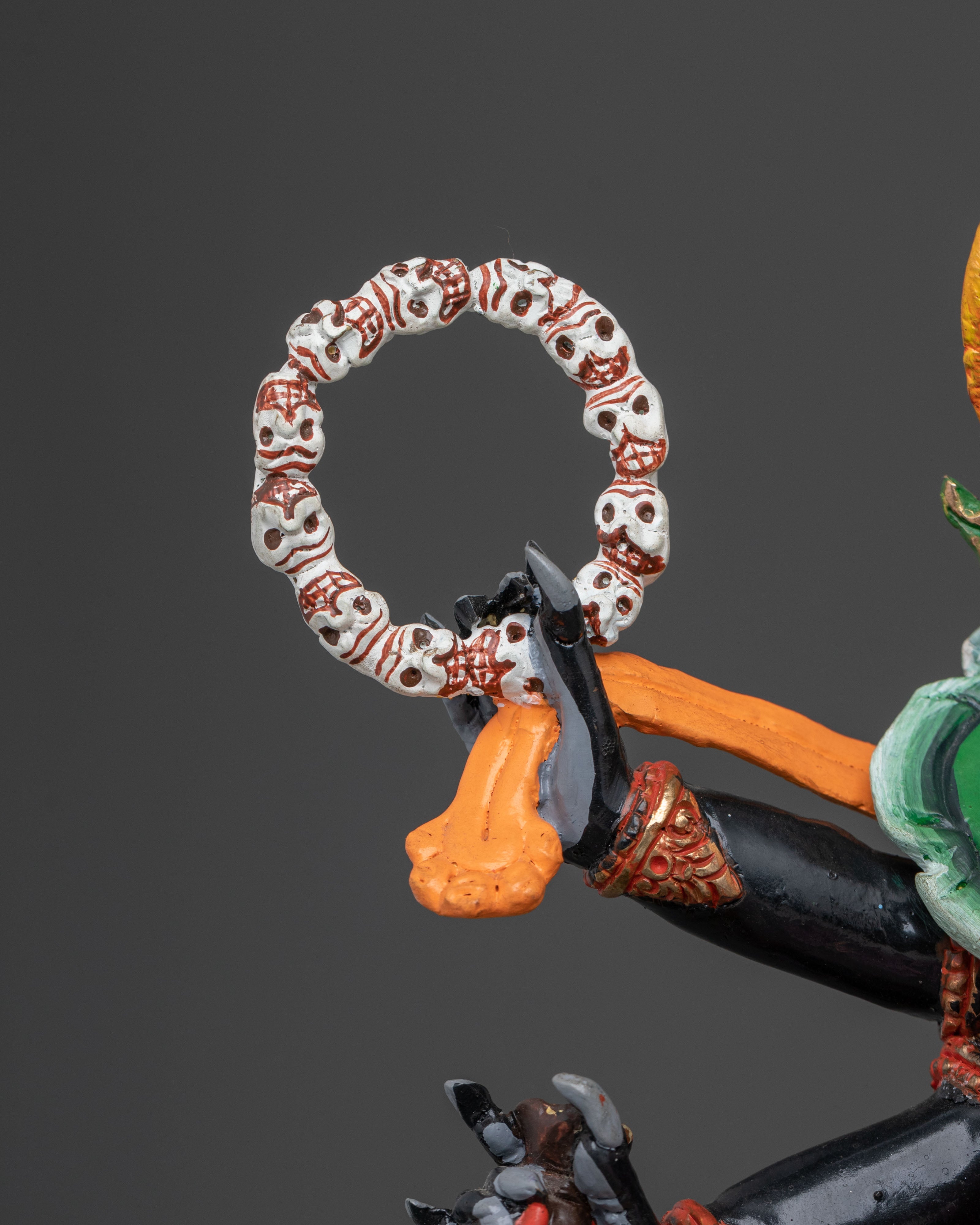 Six-Armed Mahakala Statue | 24K Gold Gilded Protector